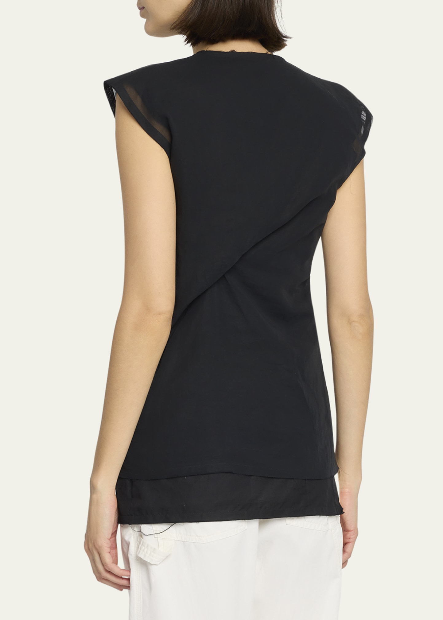 Inawa Draped Layered Sleeveless Top - 3