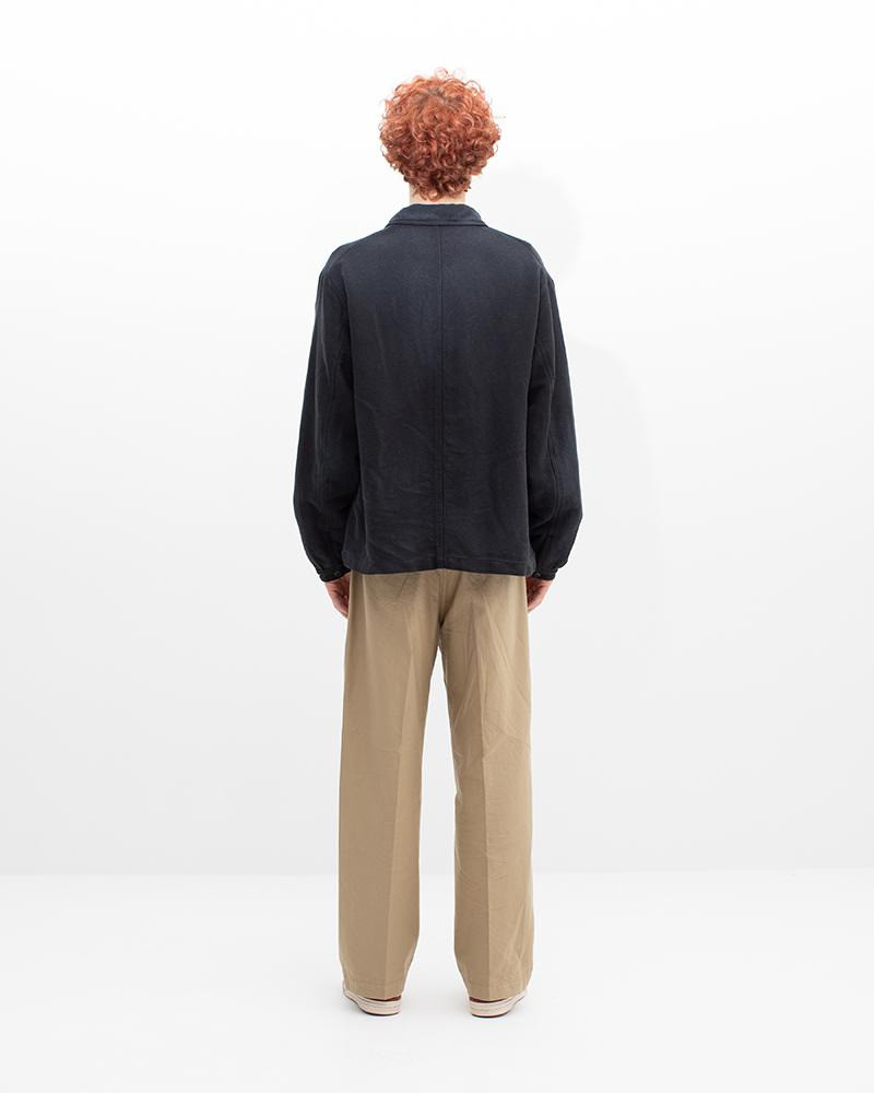 TRAVAIL COVERALL MOLESKIN DMGD NAVY 4