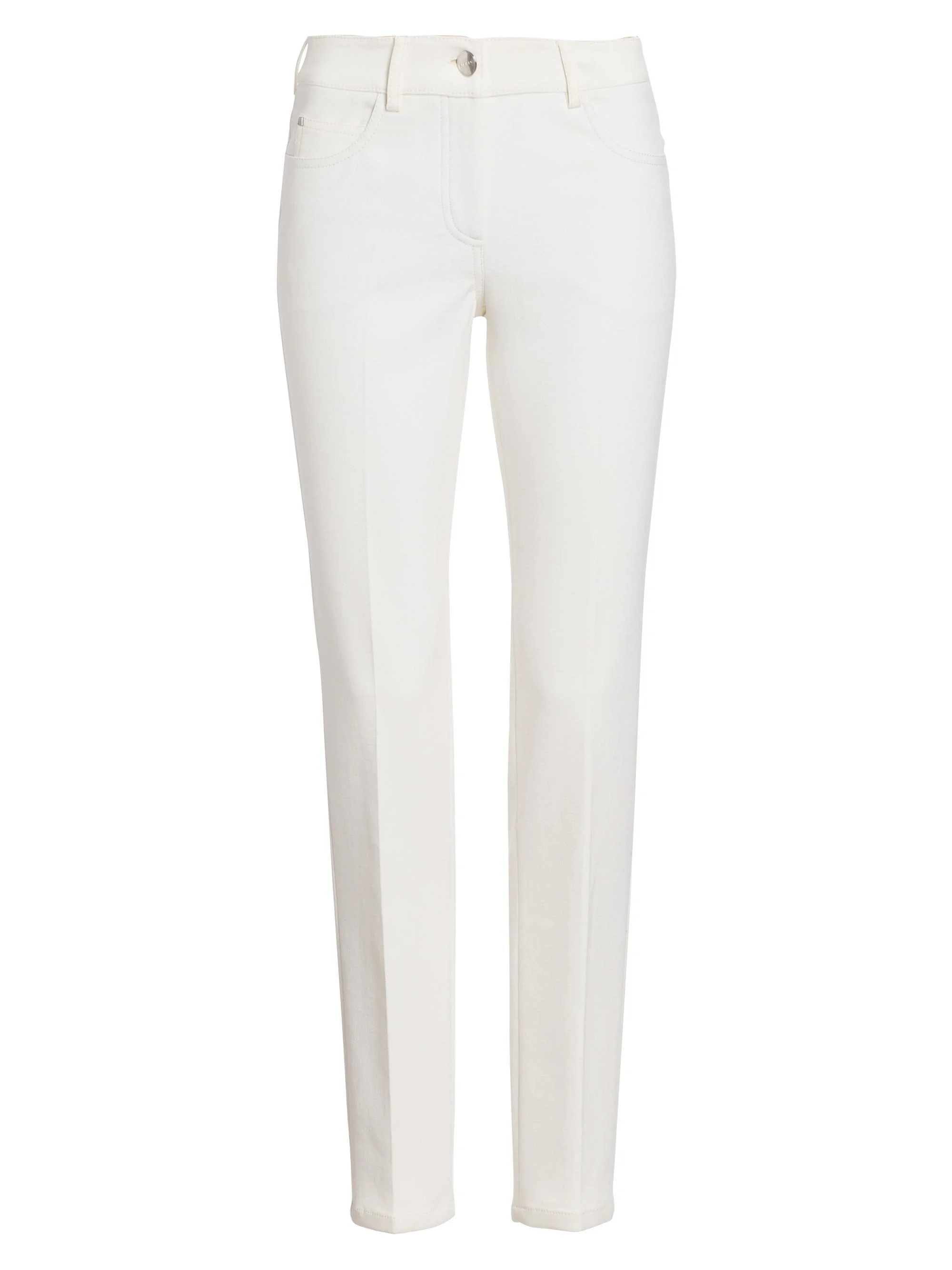 Women's Magda Slim Roll-Hem Jeans - Paper - 1