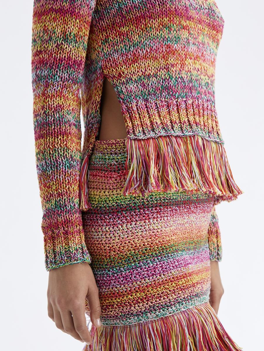HAND CROCHETED MULTICOLOR PULLOVER - 4