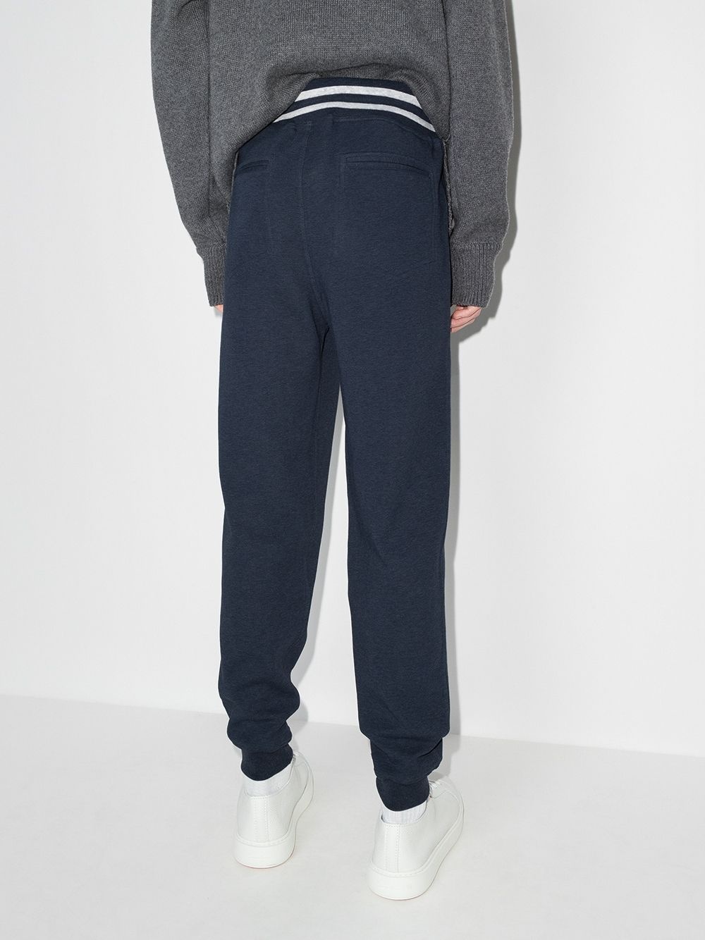 drawstring-waist track pants - 3