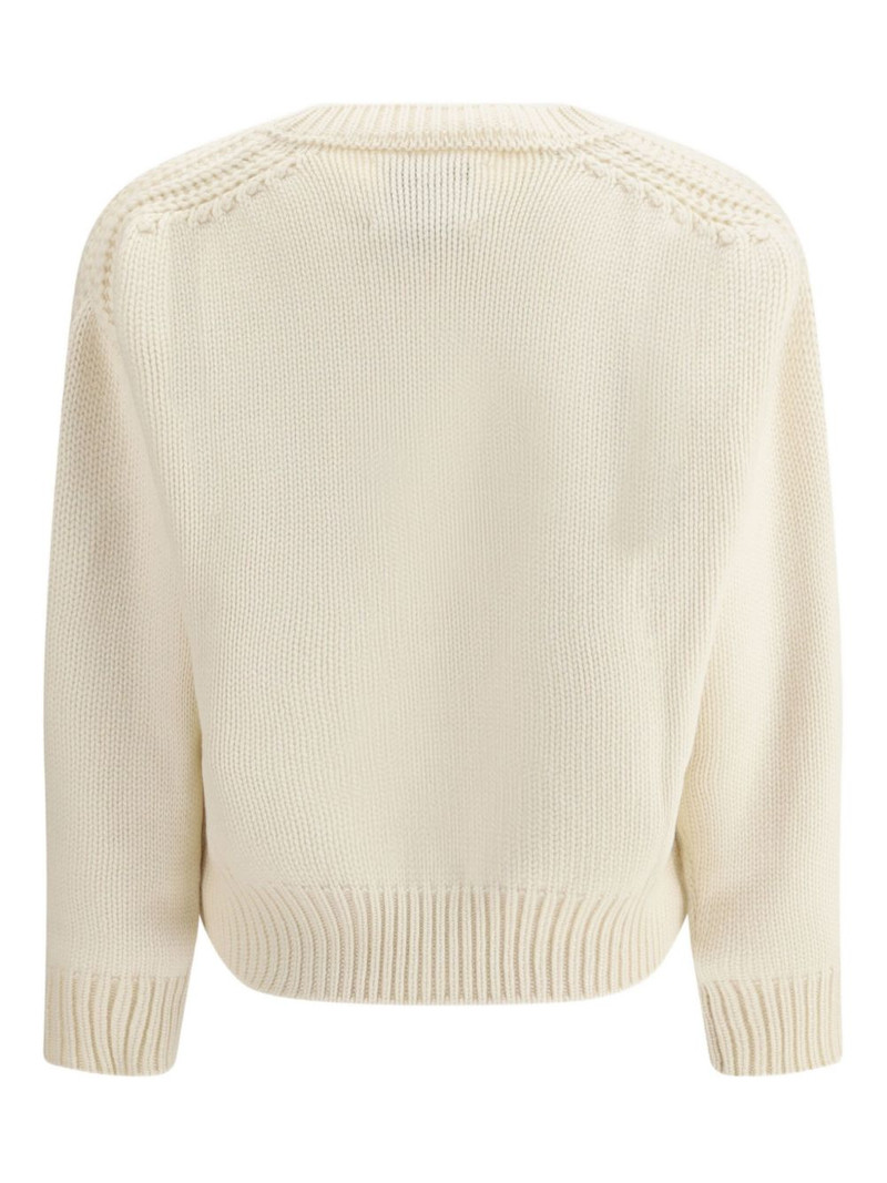 SA SU PHI crew-neck knitted sweater outlook