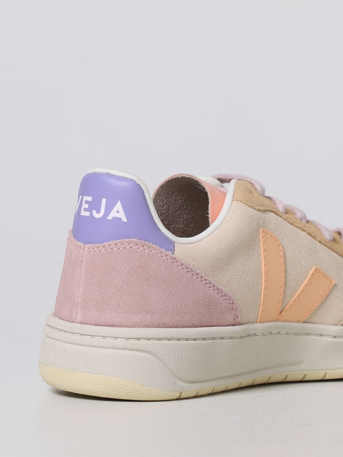 スニーカー VEJA Woman Sneakers Multicolor VX0302908 MULTI PEACH V-10 SUEDE MULTICO PEACH | VEJA