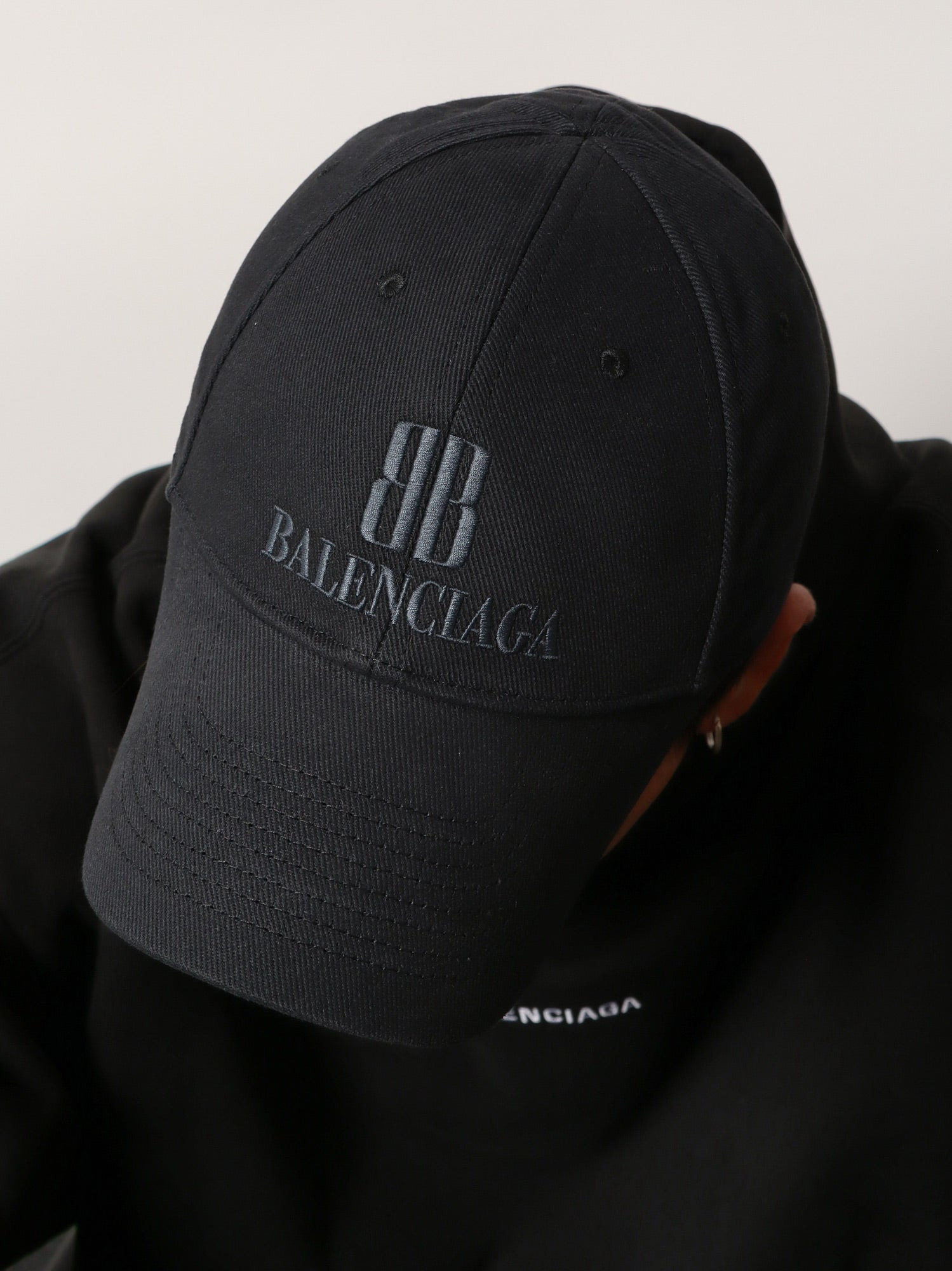 Balenciaga Men Cotton Baseball Hat - 2