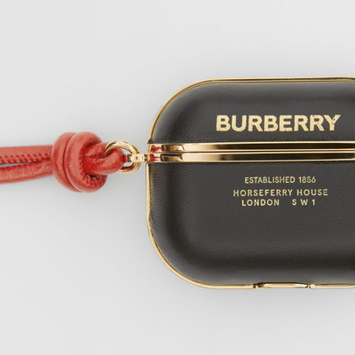 Burberry Horseferry Print Lambskin AirPods Pro Case outlook