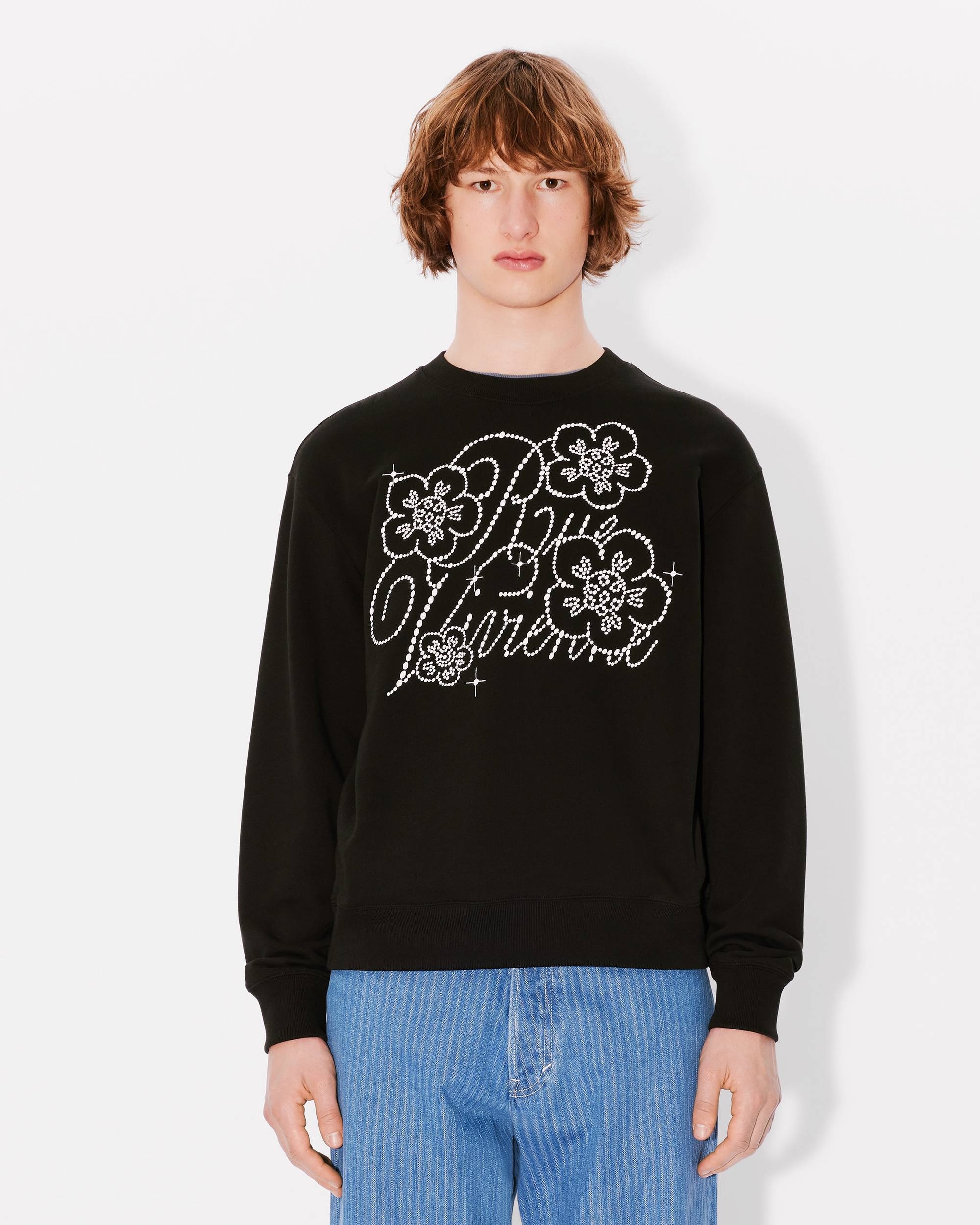 'KENZO Constellation' embroidered classic sweatshirt - 3