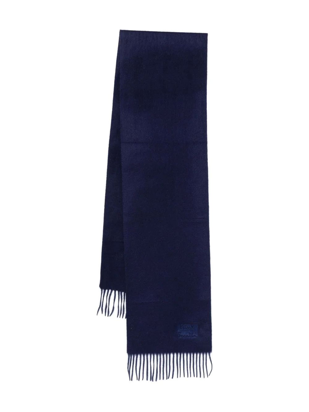 fringed-trim cashmere scarf - 1