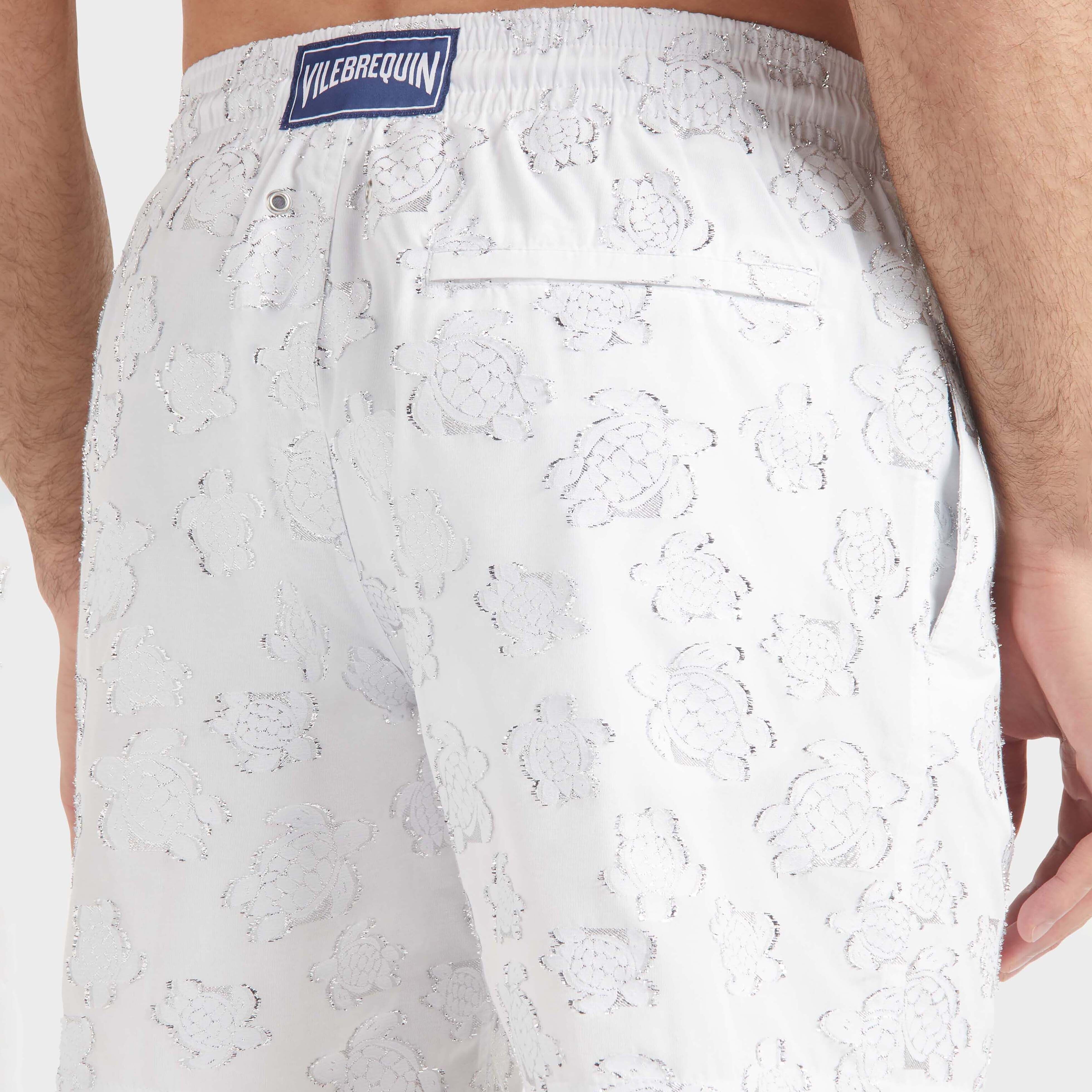 Men Swim Trunks Ronde des tortues Jacquard - 6