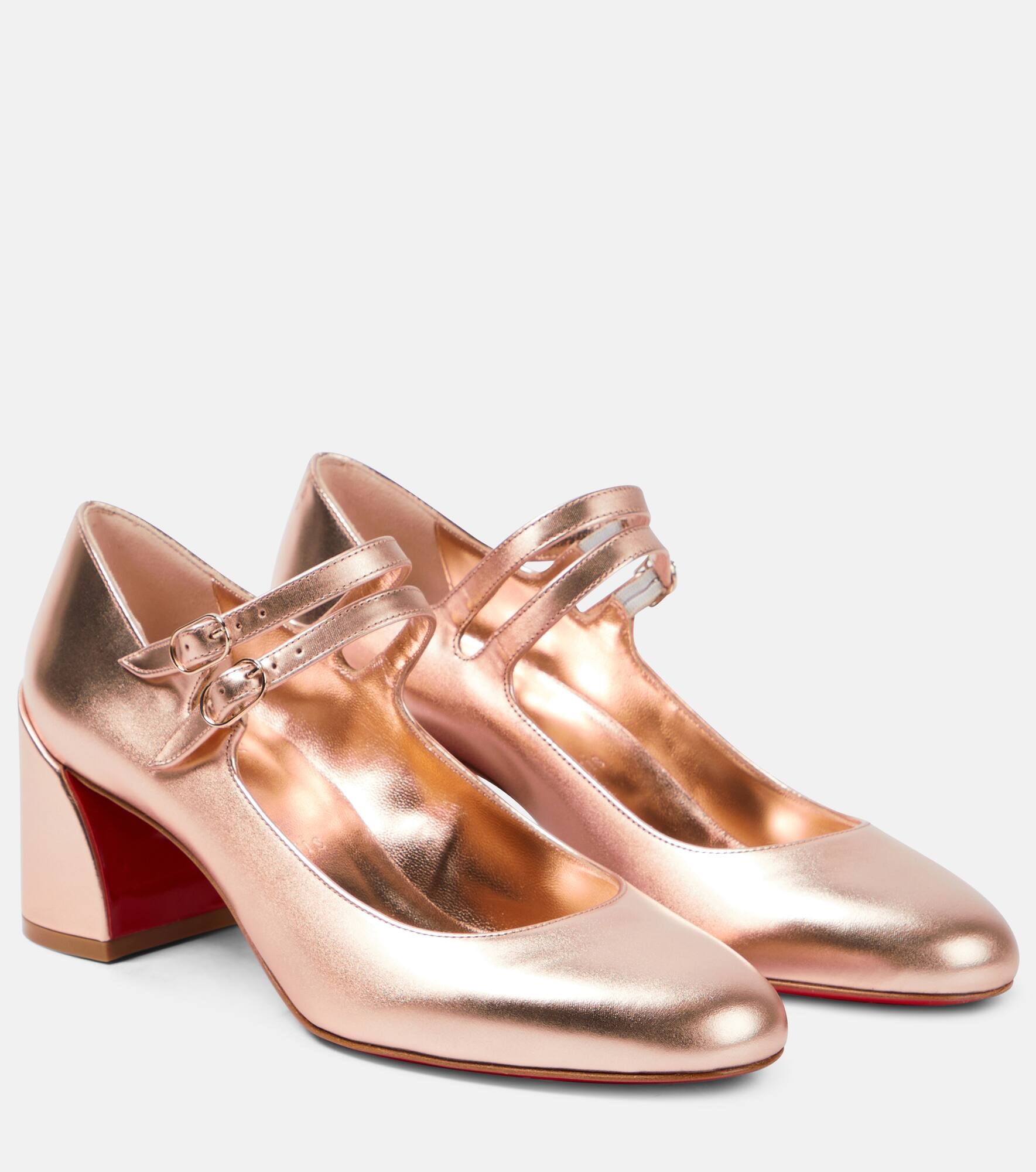 Miss Jane leather Mary Jane pumps - 1