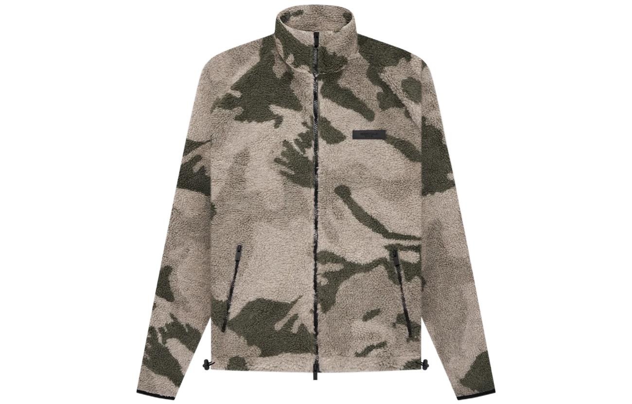 Fear of God Essentials SS22 Polar Fleece Full Zip Jacket Camo FOG-SS22-057 - 2
