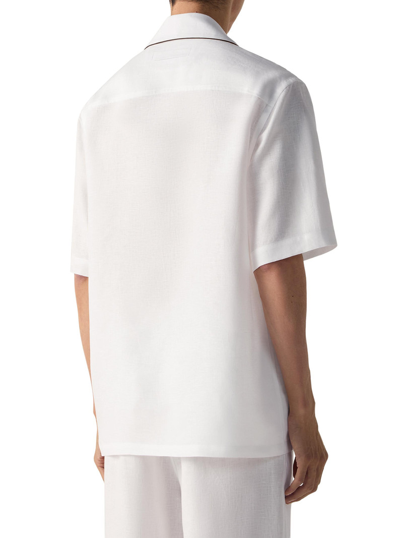 Men's Oasi Lino Pajamas - White 3