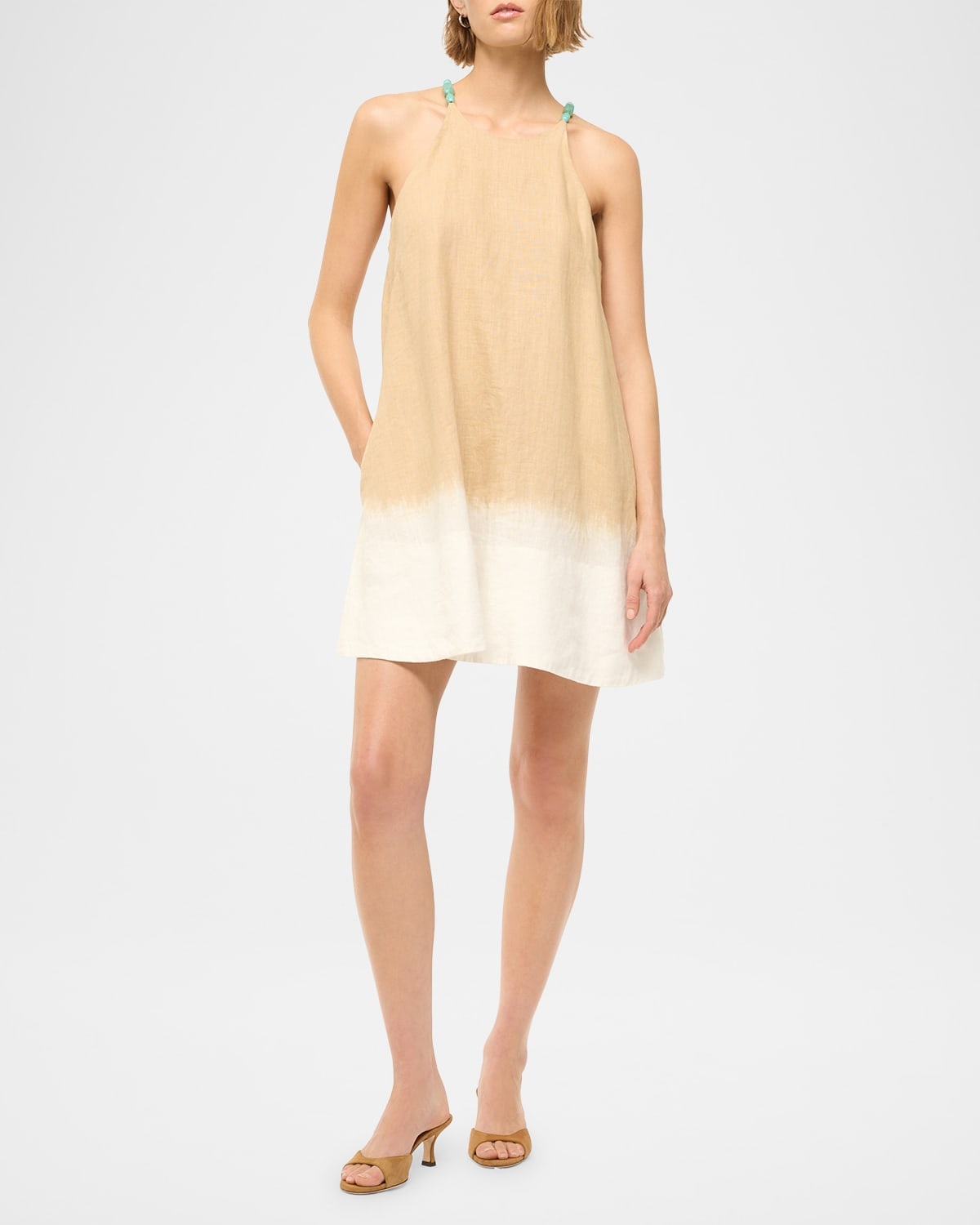 Cabo Tie-Dye Linen Dress - 2