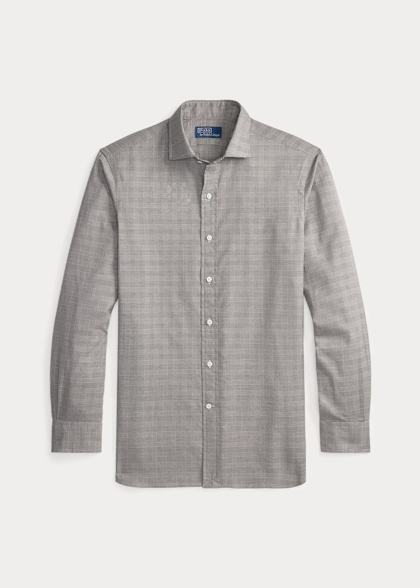 Custom Fit Plaid Twill Shirt - 1