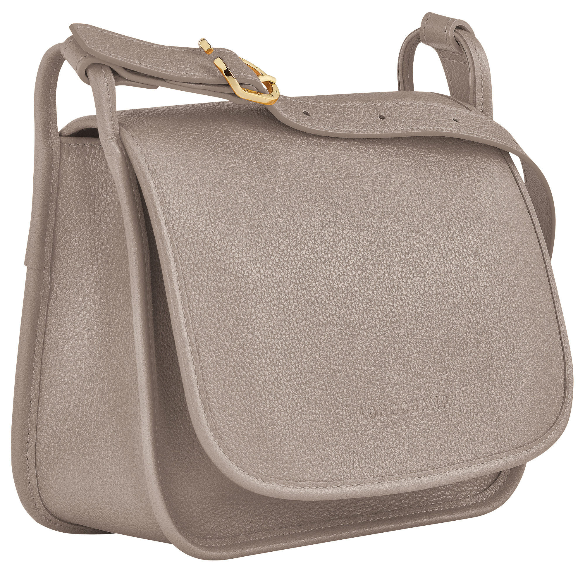 Le Foulonné S Crossbody bag Turtledove - Leather - 3