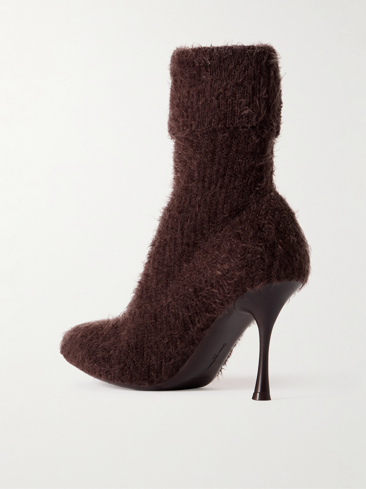 Aspen 95 Brushed Ribbed-knit Ankle Boots - 3
