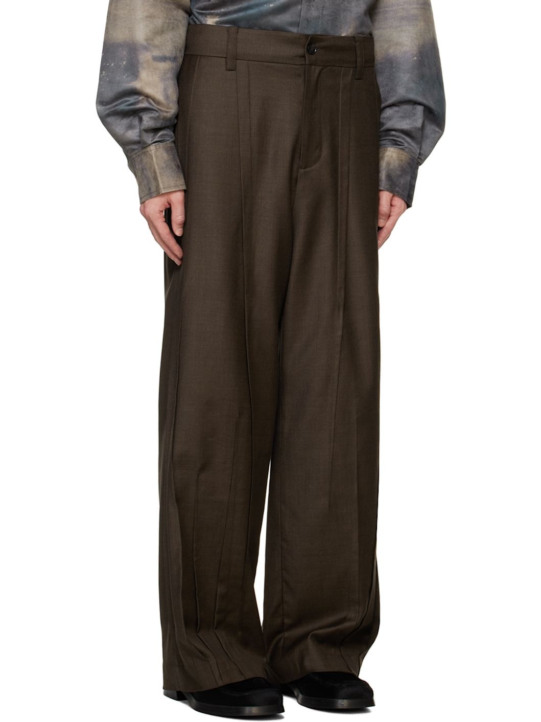 Brown Folding Trousers - 2