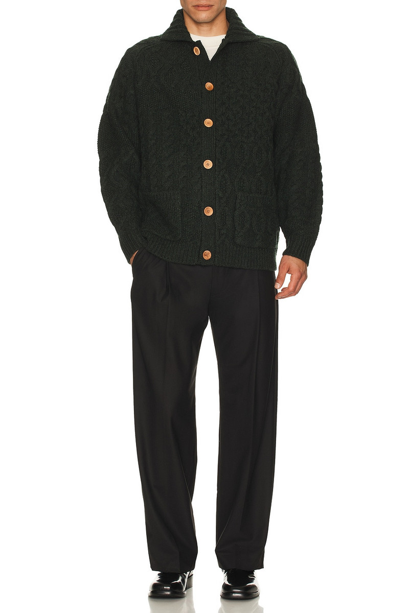 BEAMS PLUS Cardigan Alan Patchwork outlook