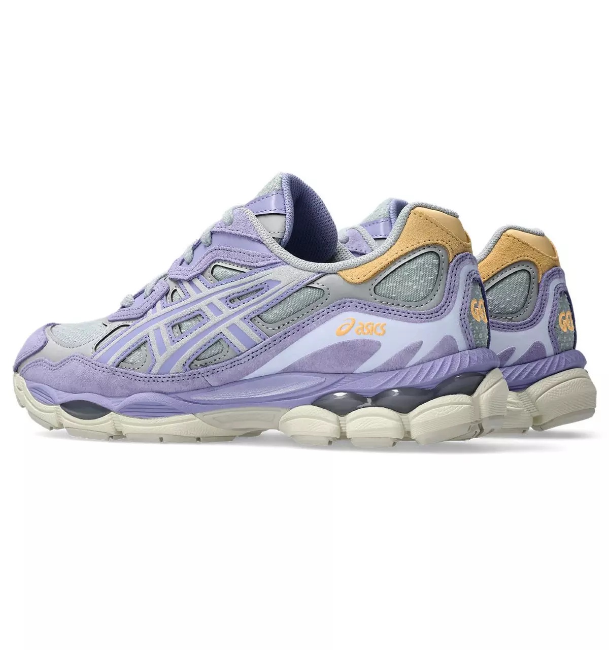 ASICS GEL-NYC "Grey/Purple" Unisex Shoe - 5