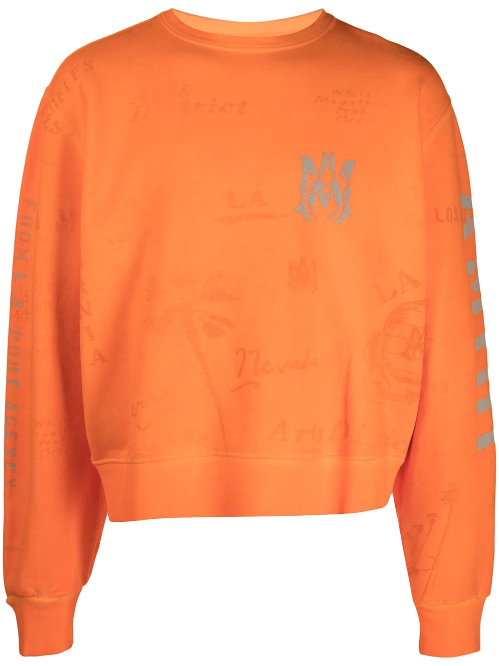 logo-print sweatshirt - 1