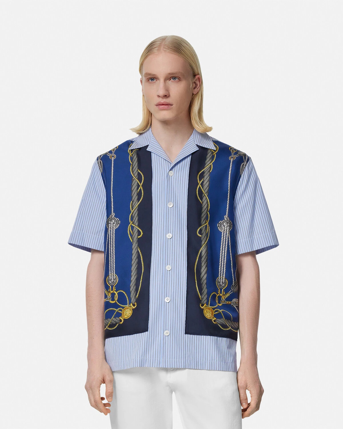 Versace Nautical Striped Shirt - 4