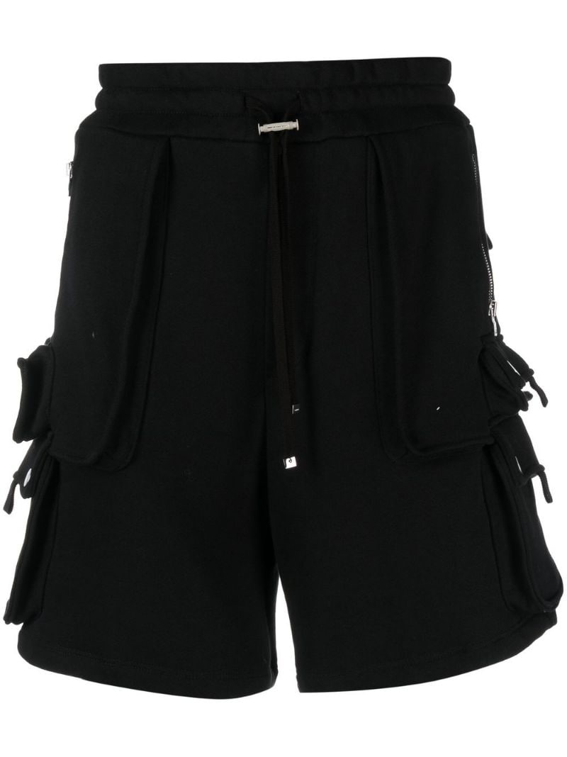 pocket-detail track shorts - 1