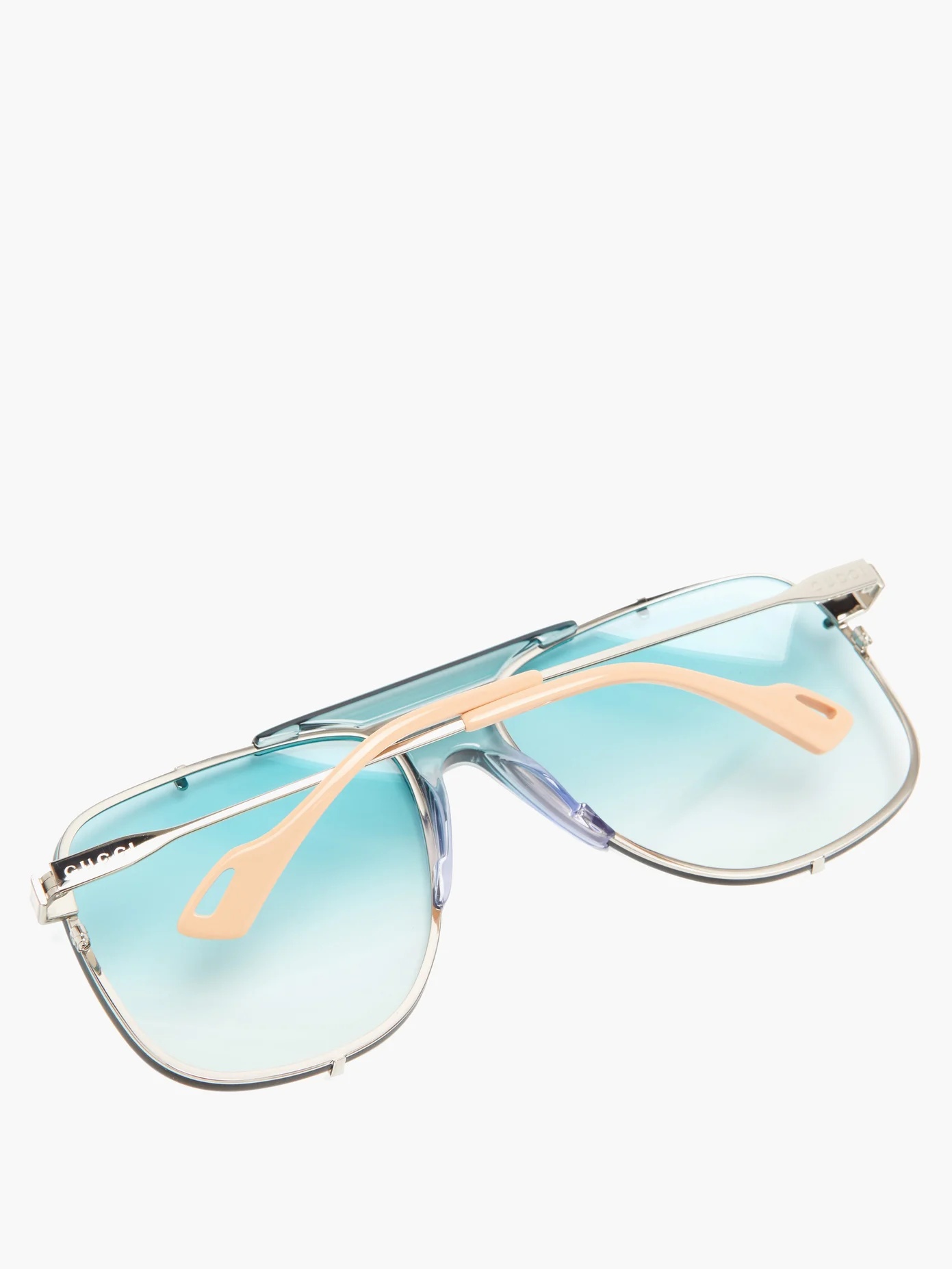 Aviator acetate sunglasses - 4