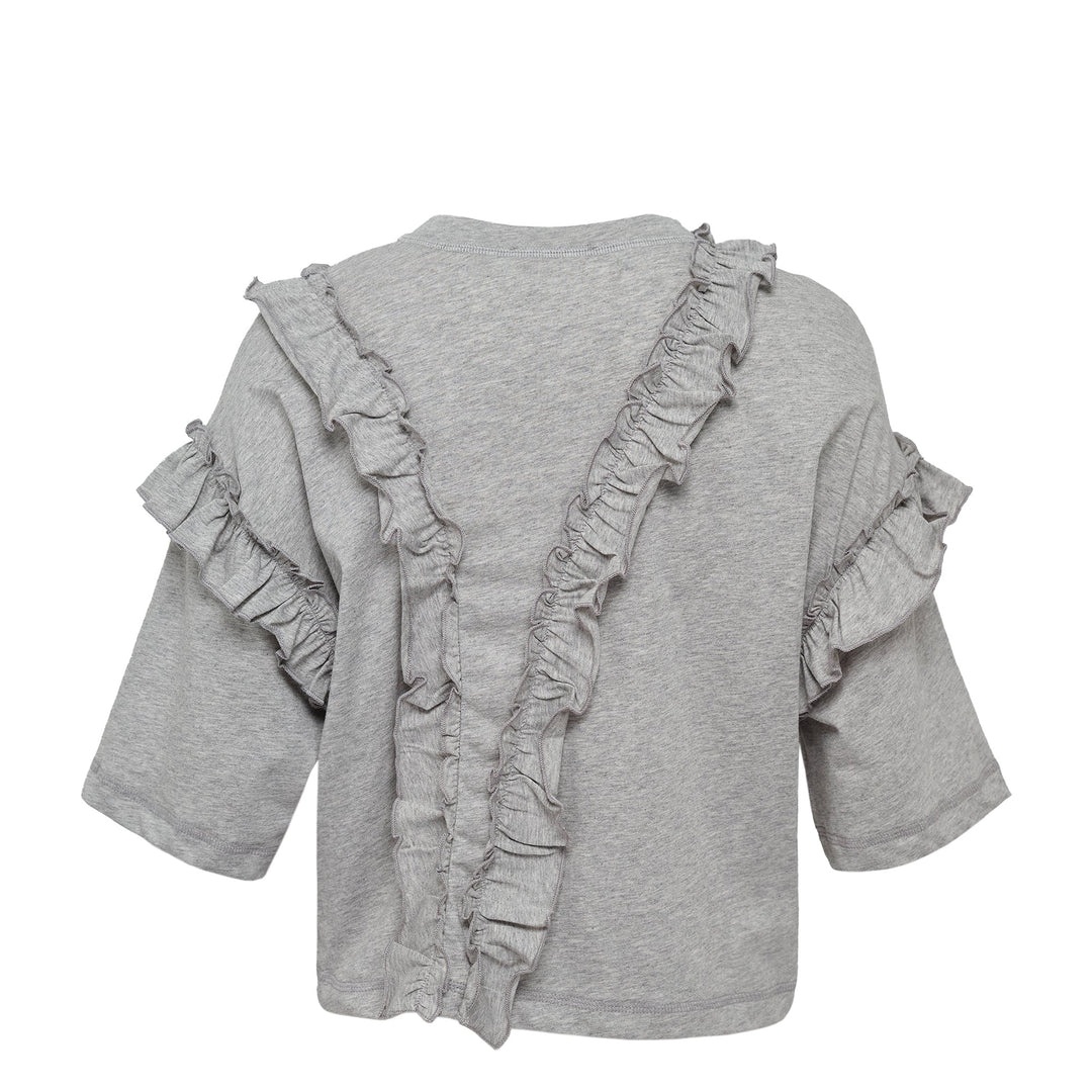 Sydney Short Sleeve Ruffle Tee - 2