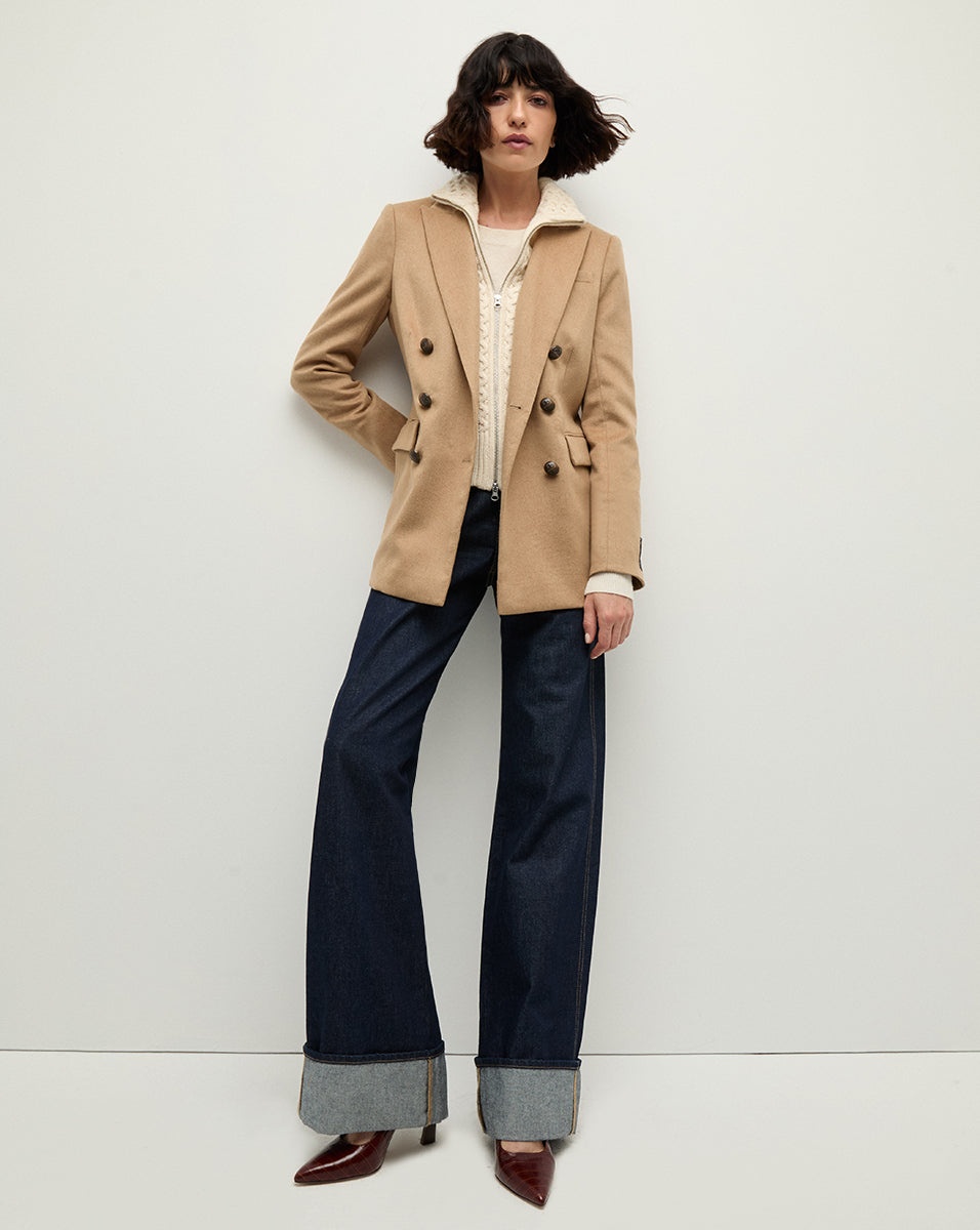 ELLETTE ITALIAN CAMEL HAIR DICKEY JACKET - 6