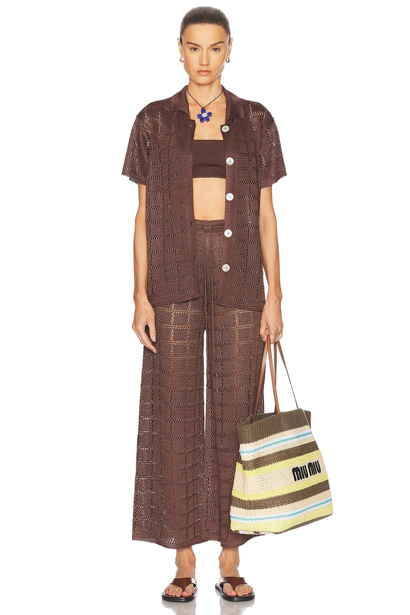 CALLE DEL MAR Knit Bandeau Top outlook