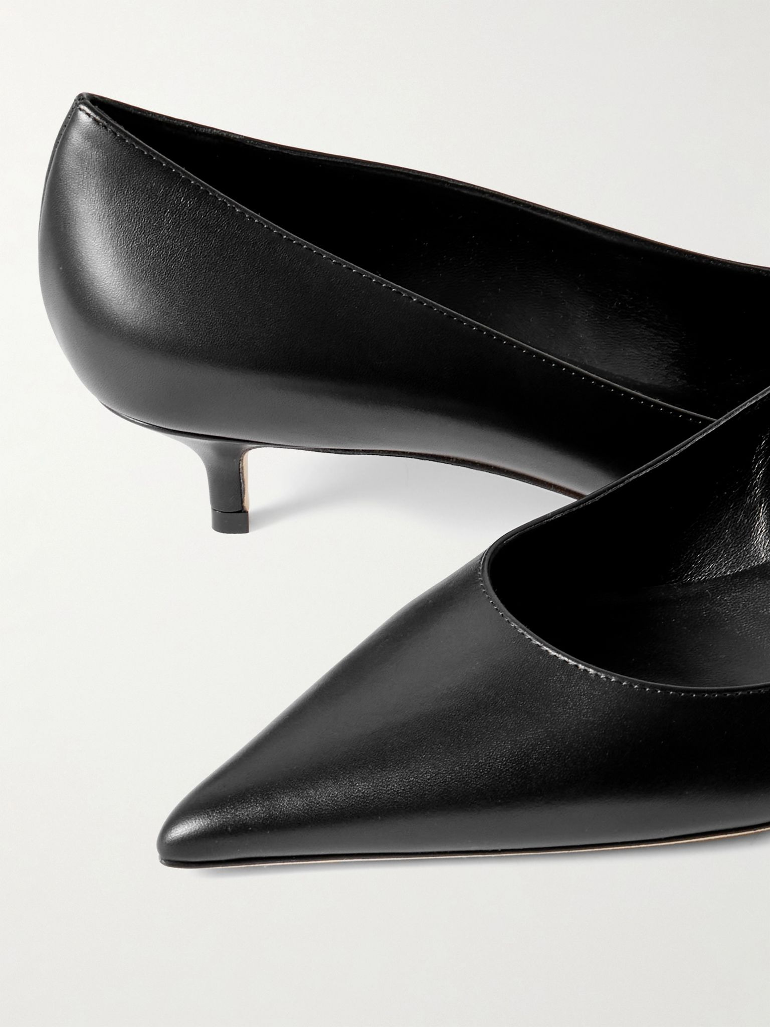 Amelia 30 leather pumps Black - 4