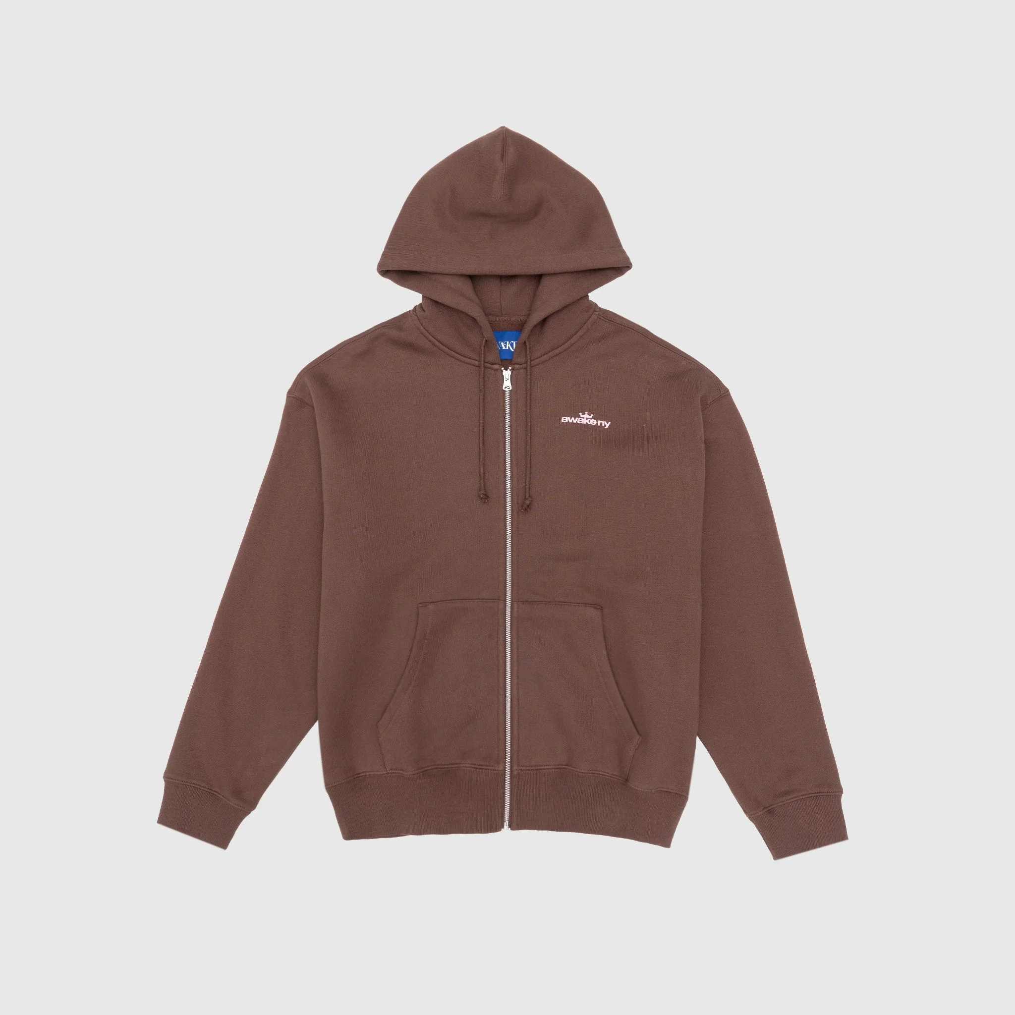 CROWN LOGO FULL-ZIP HOODIE - 1