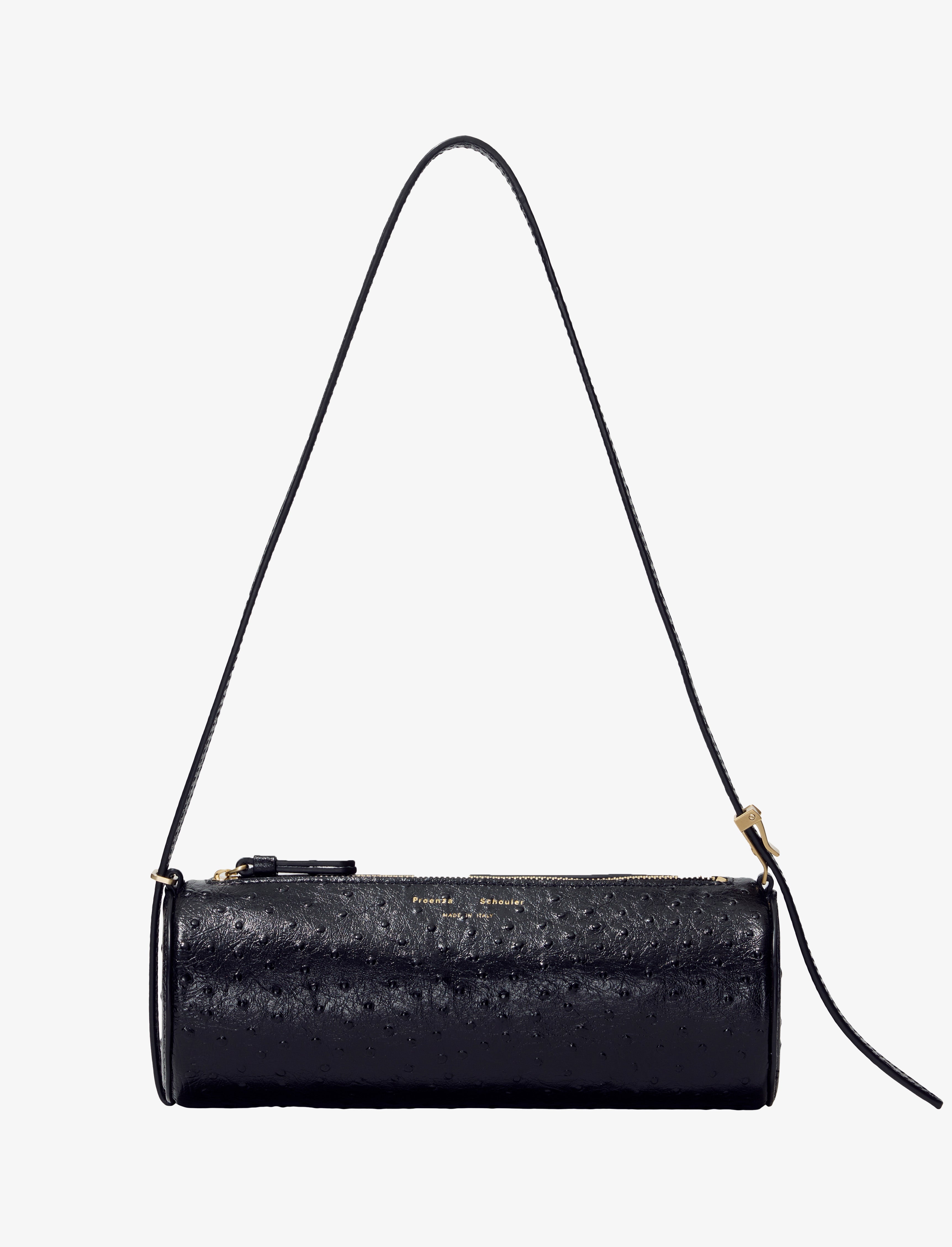 Silo Bag in Ostrich Embossed Calf - 3
