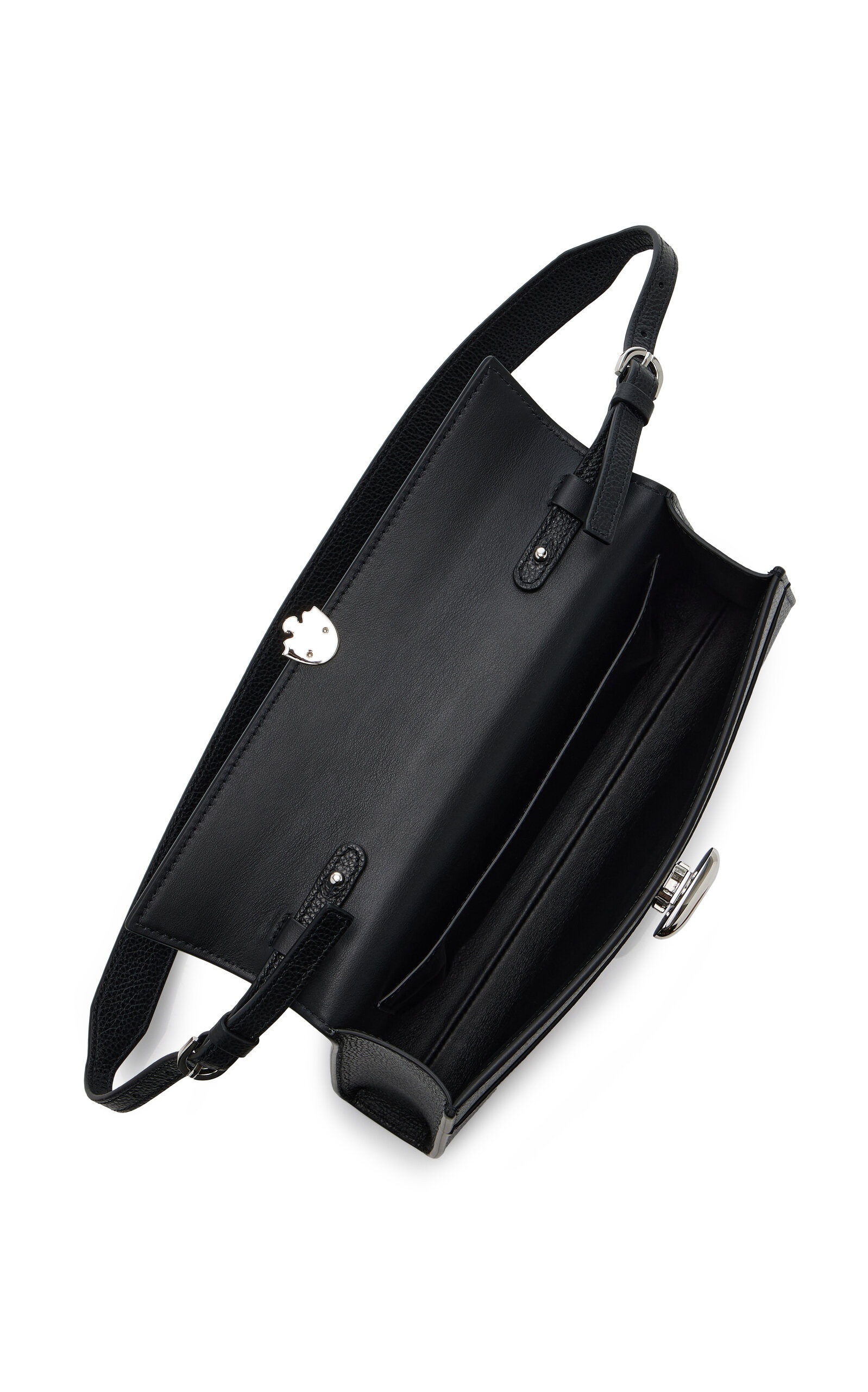 The Symmetry Leather Shoulder Bag black - 5