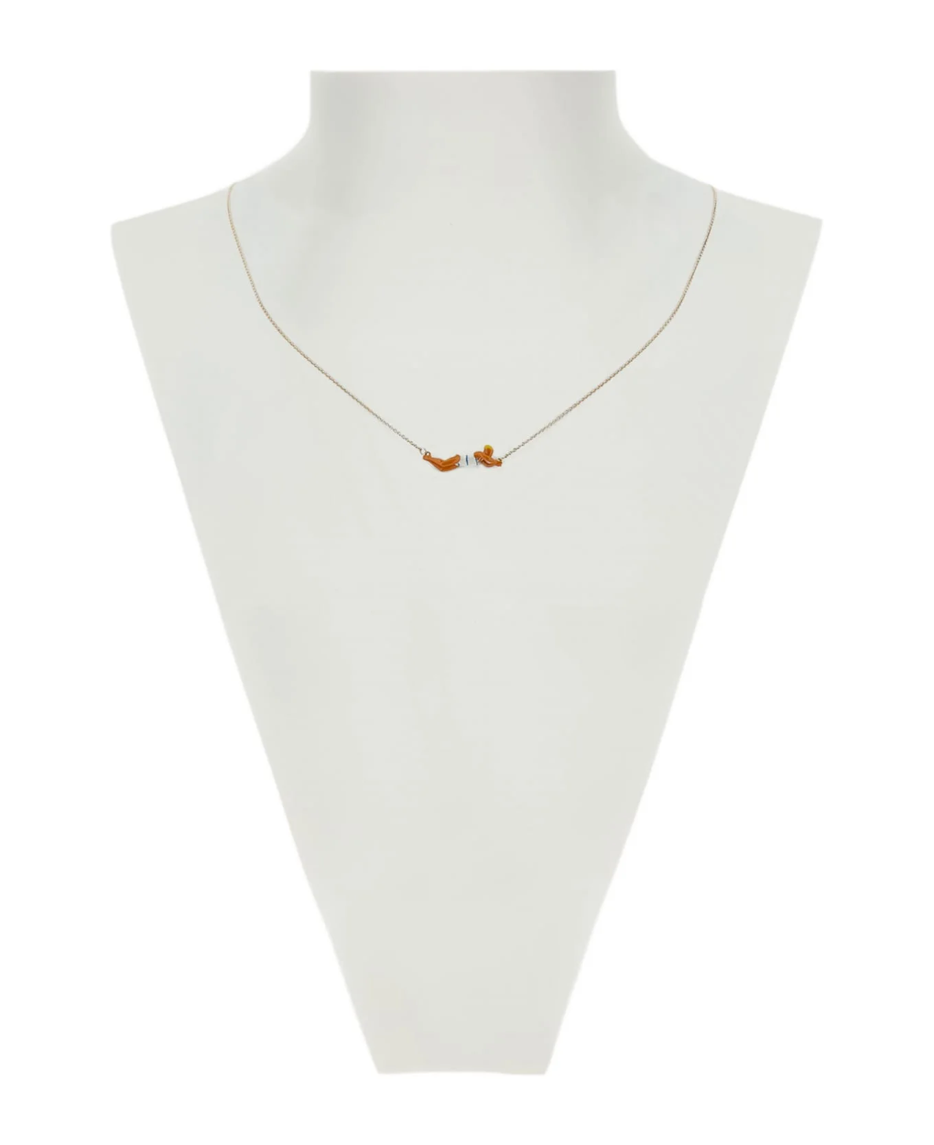 Nadadora Rayada Sky Blue Necklace - 1