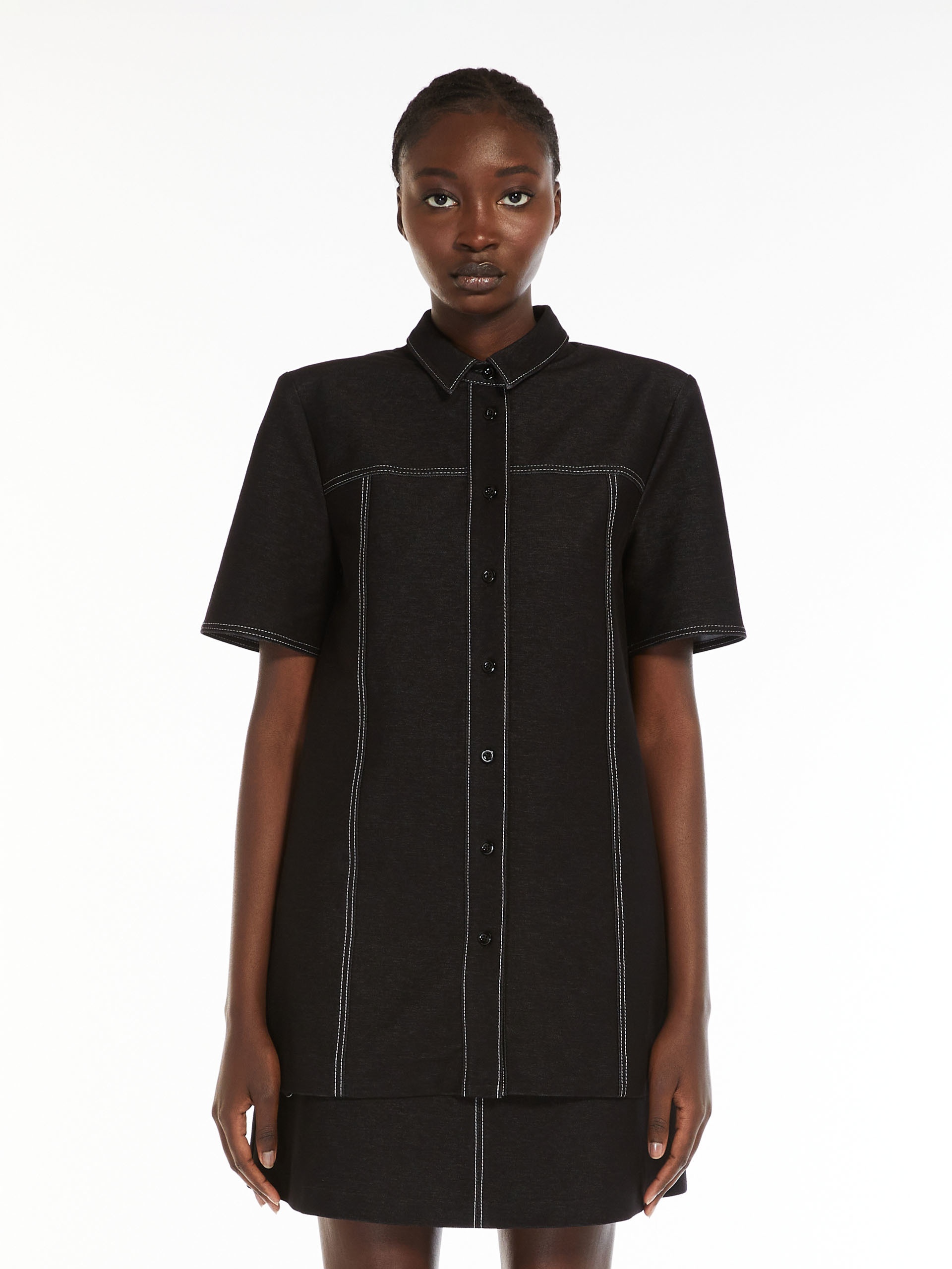 Tシャツ・カットソー MAX MARA Women Tunic Tops 2411191024600 Black Women's Elegant T-shirts and Tops | Max Mara