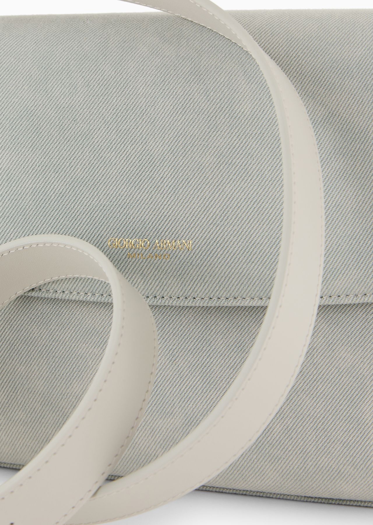 Denim Collection la Prima Soft small denim baguette bag - 5