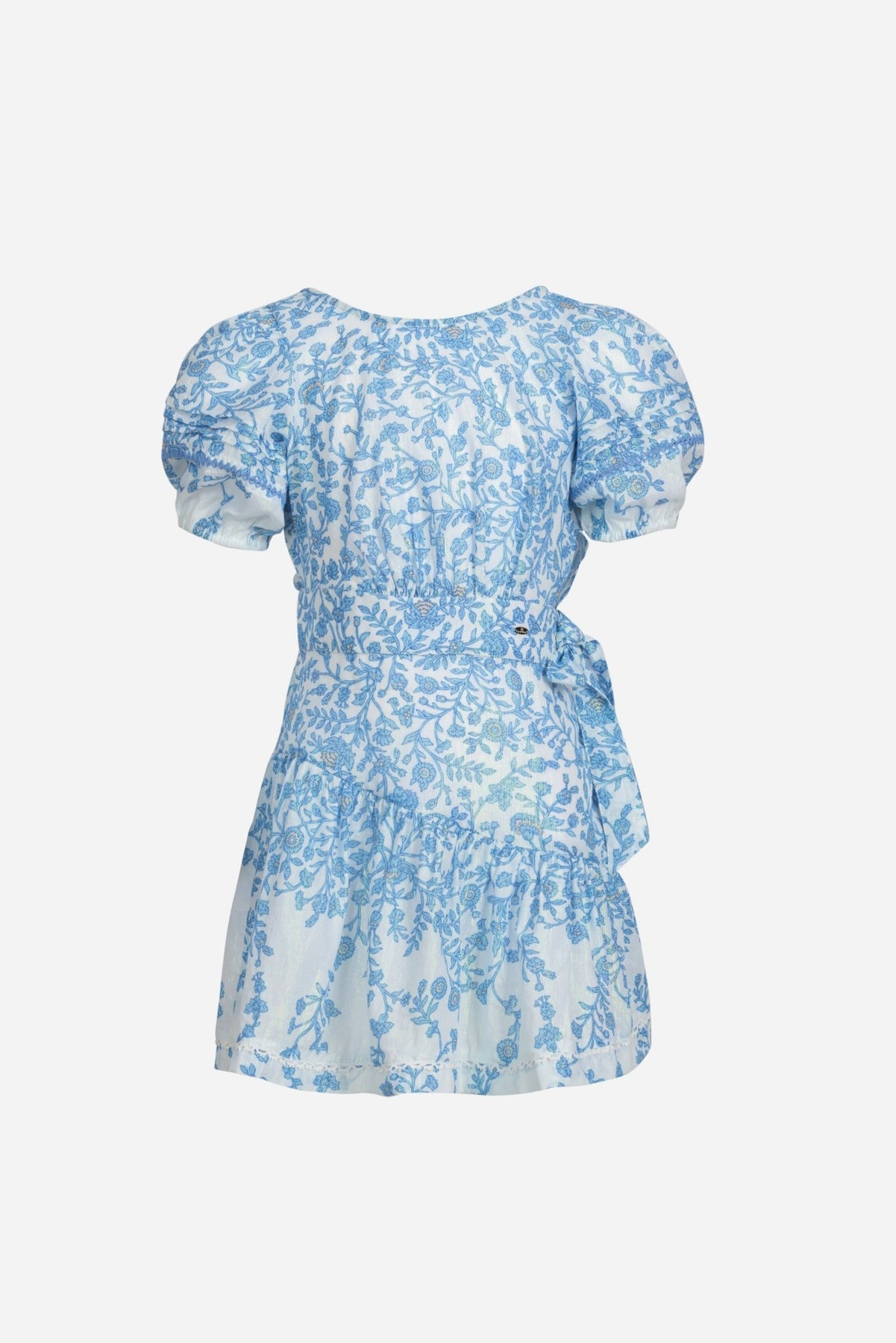 Mini Dress Chantal for girls - Blue Lazuli - 1
