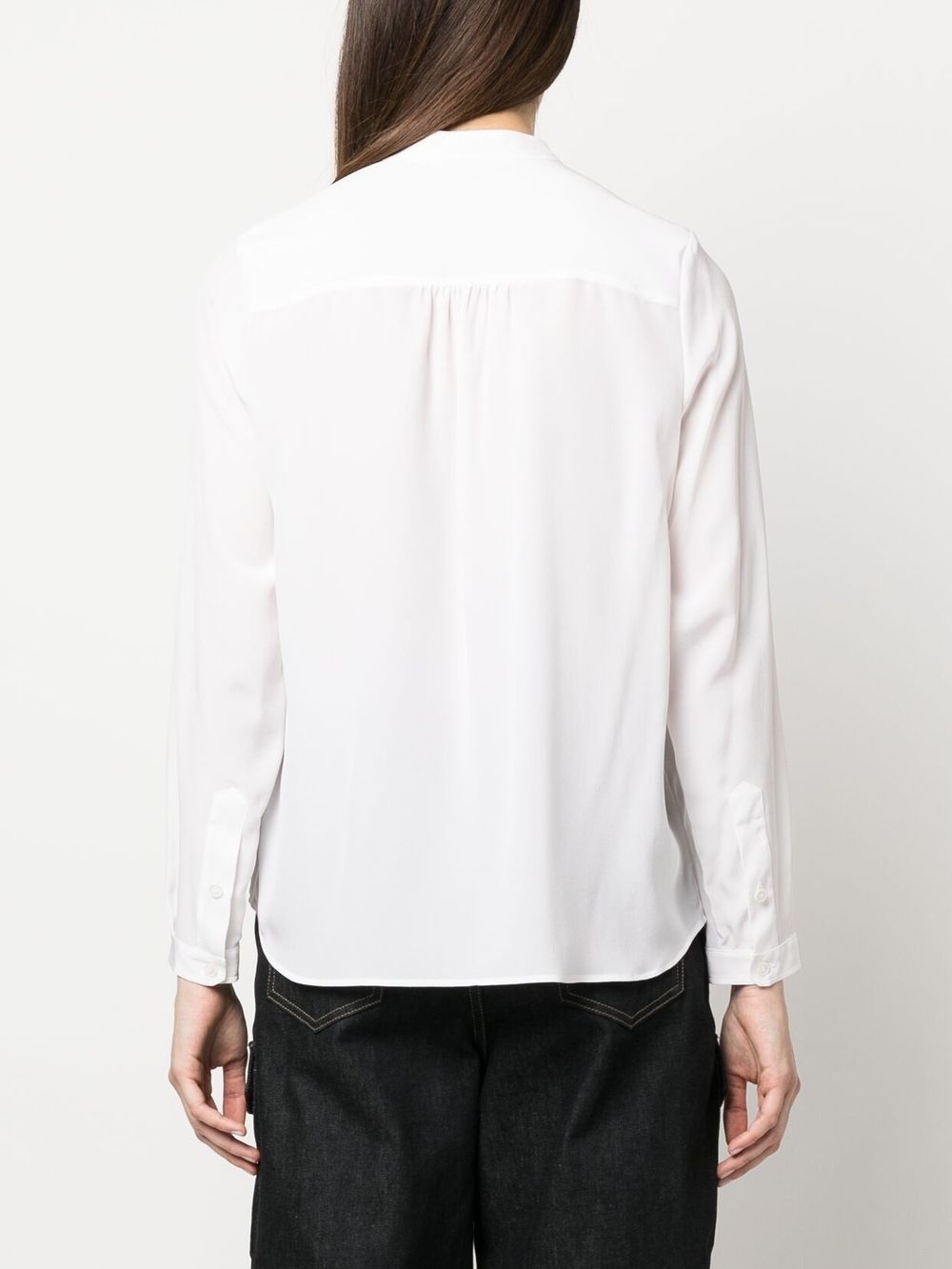 collarless shirt - 8
