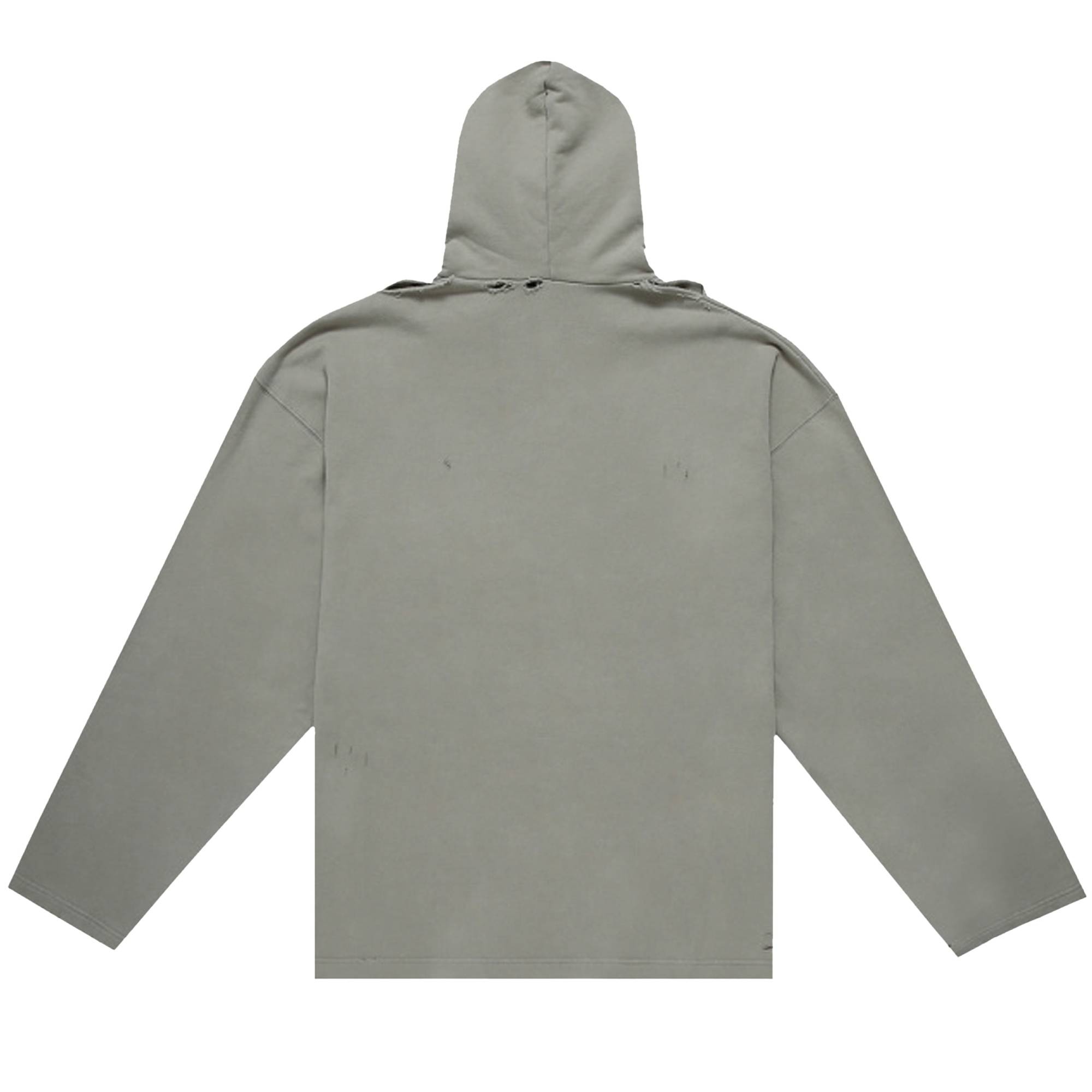 Balenciaga Blurry Logo Hoodie 'Steel Grey/Black' - 2