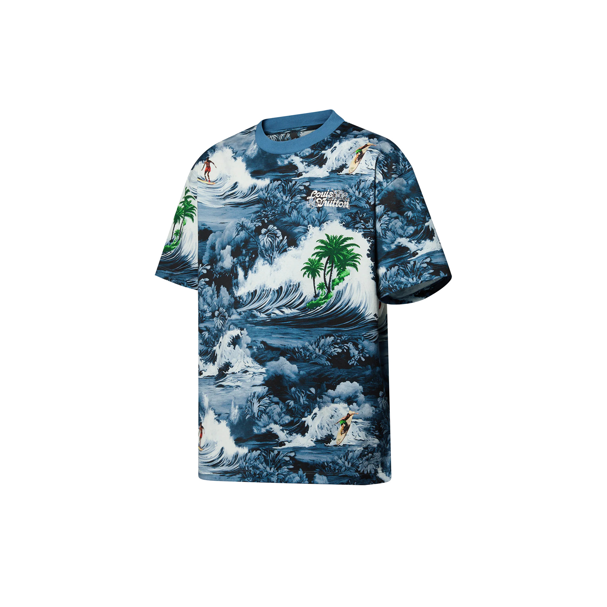 Printed Short-Sleeved Cotton T-Shirt - 2