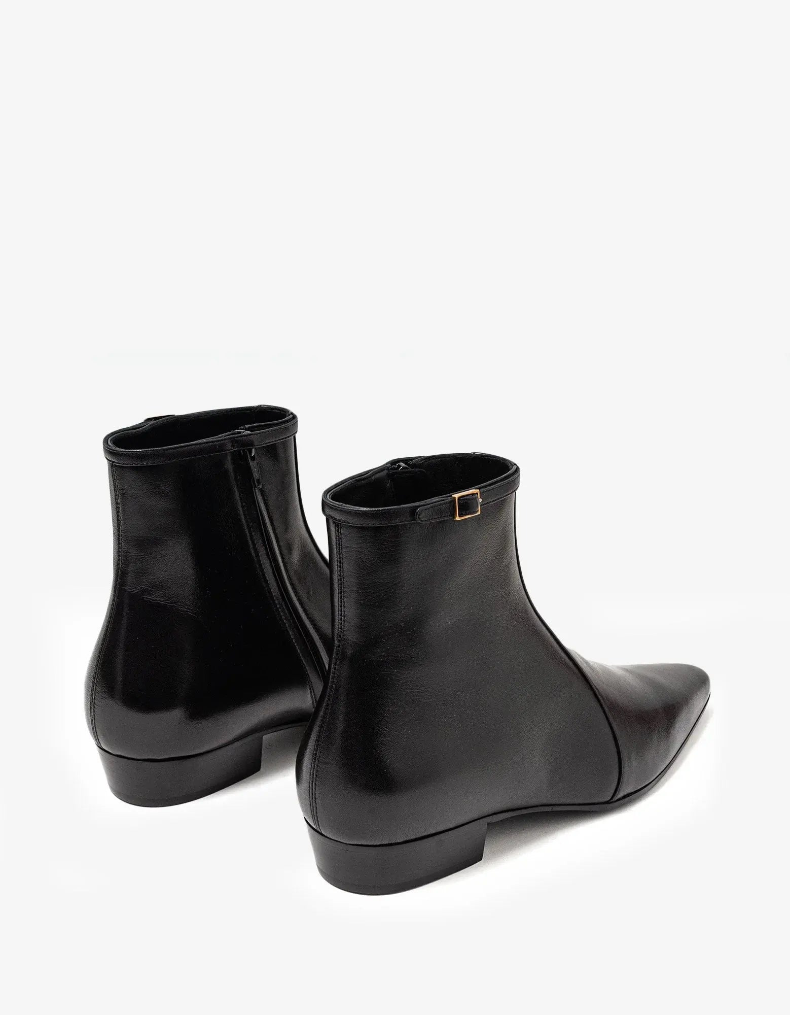 Saint Laurent Arsun Black Ankle Boots - 6