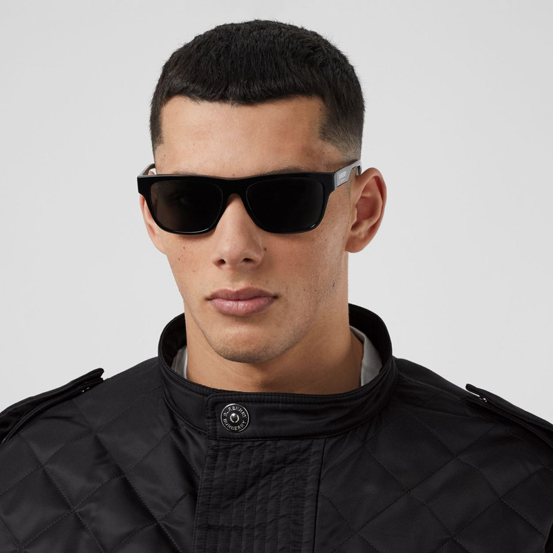 Detachable Hood Quilted Nylon and Cotton Coat 3