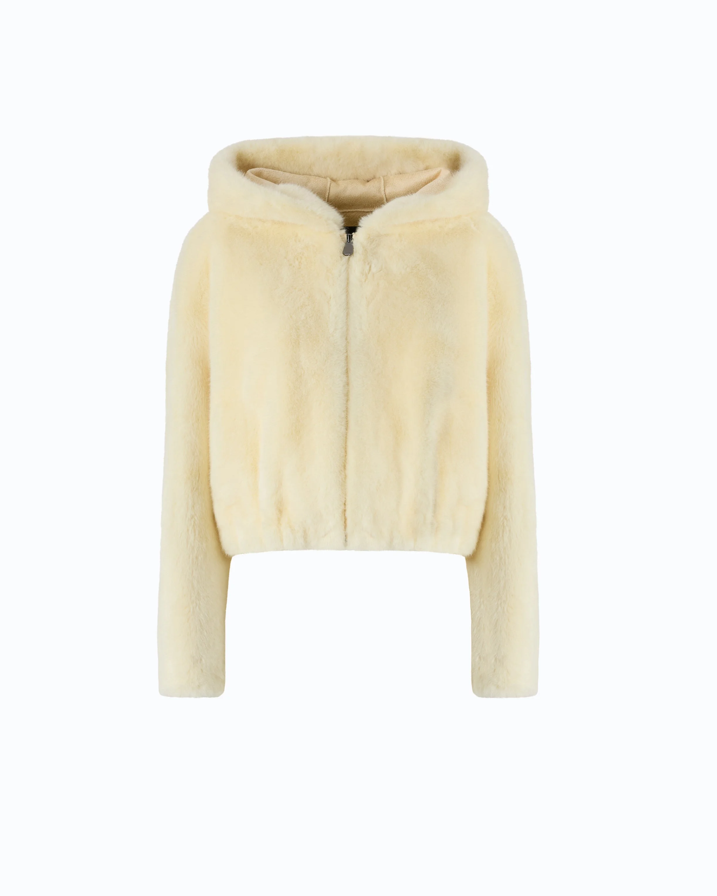 FAUX FUR CROPPED JACKET - 1