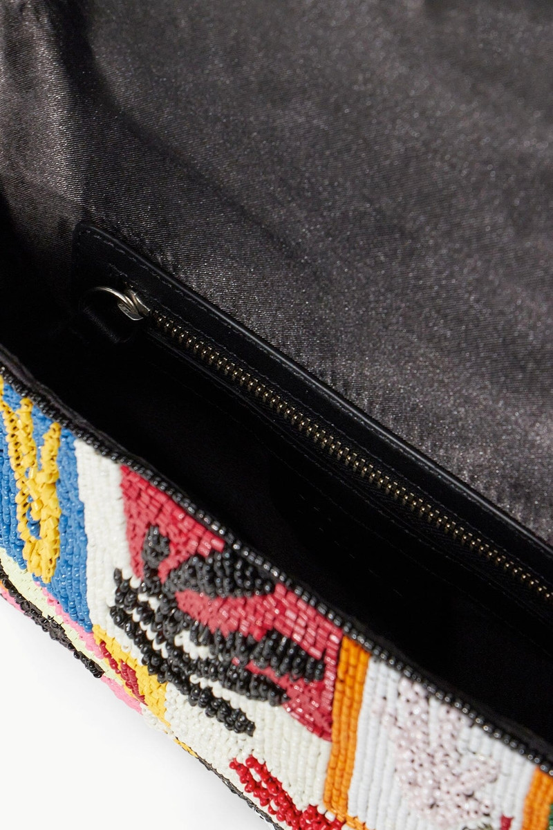 STAUD TOMMY BAG CORAL PATCHWORK 7