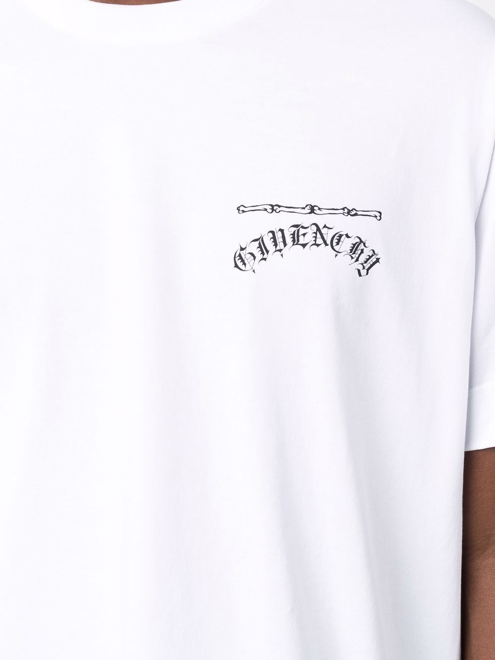 chain logo-print short-sleeve T-shirt - 5