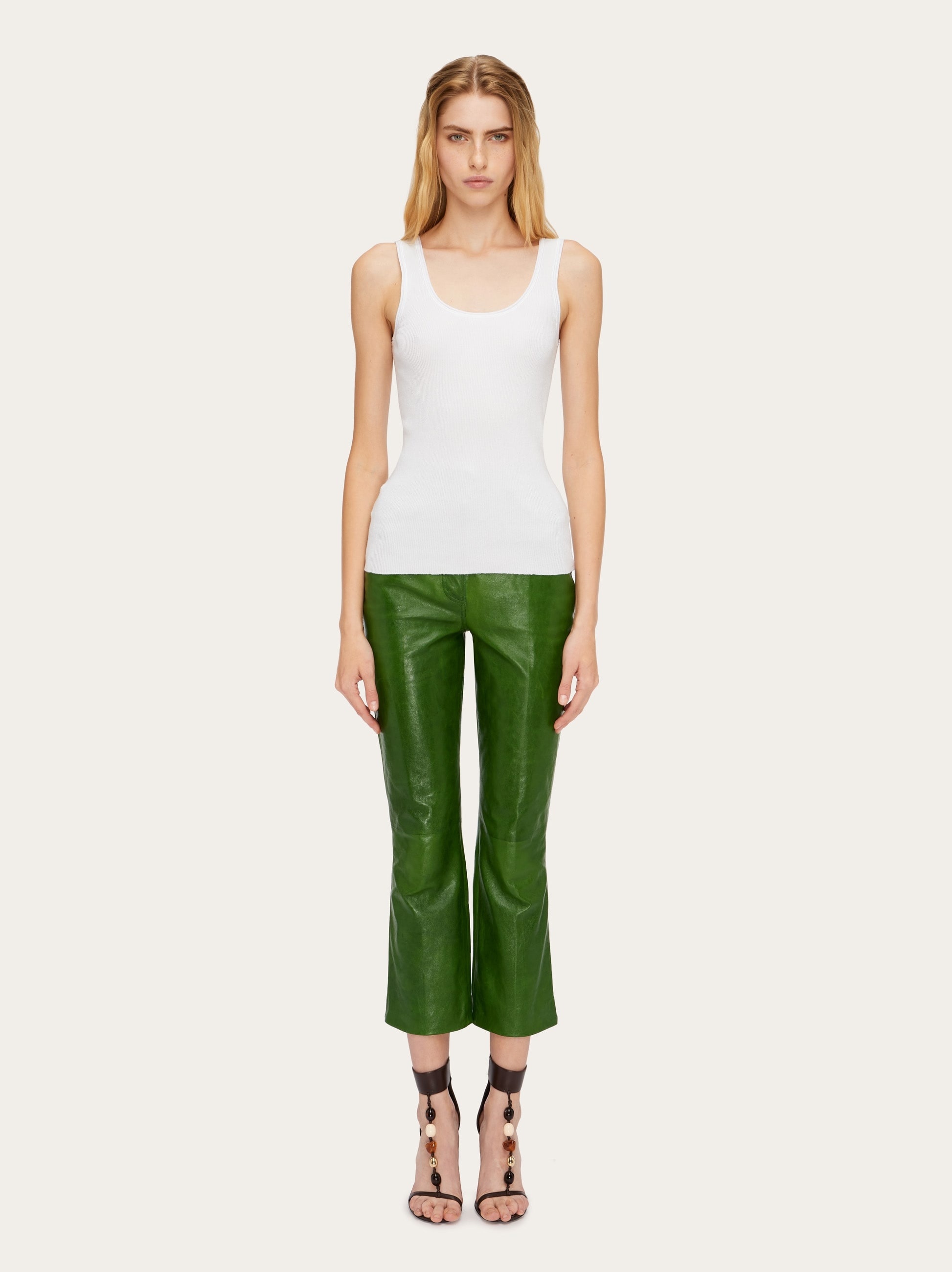 Five pocket nappa trouser - 7