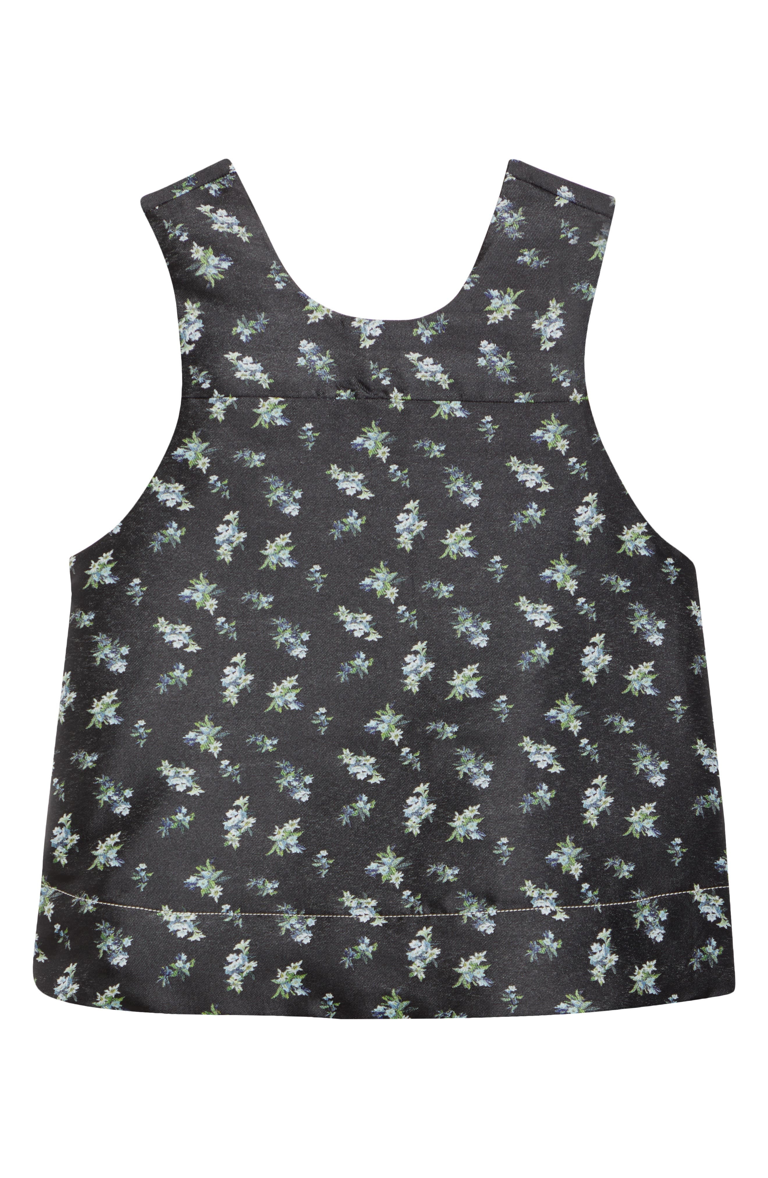 Ganni Floral Jacquard Shell in Black at Nordstrom - 5
