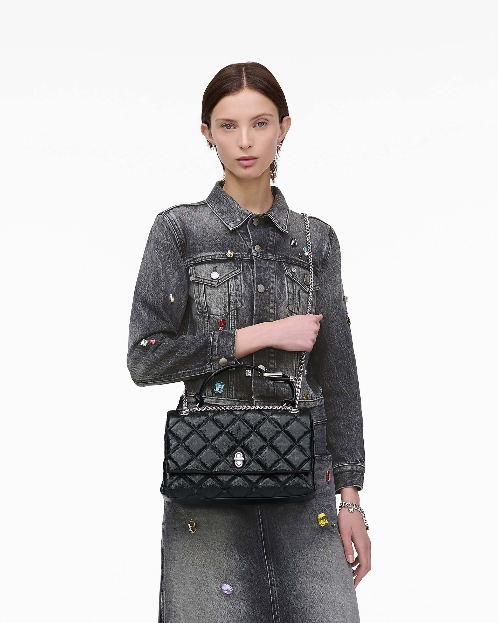 THE QUILTED DUAL CONVERTIBLE SHOULDER BAG - 8