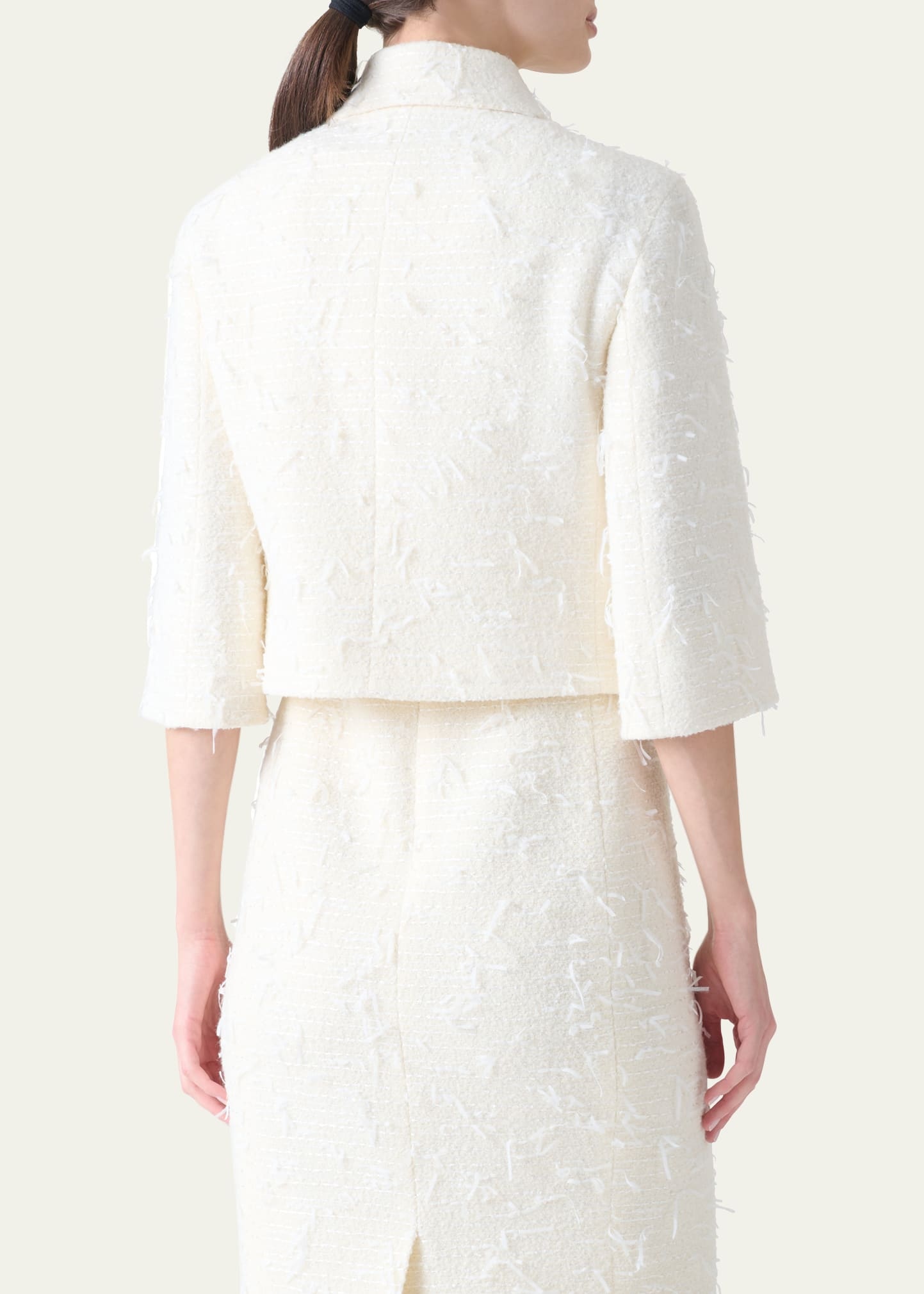 Winslow Boucle Sequined Short Jacket - 3