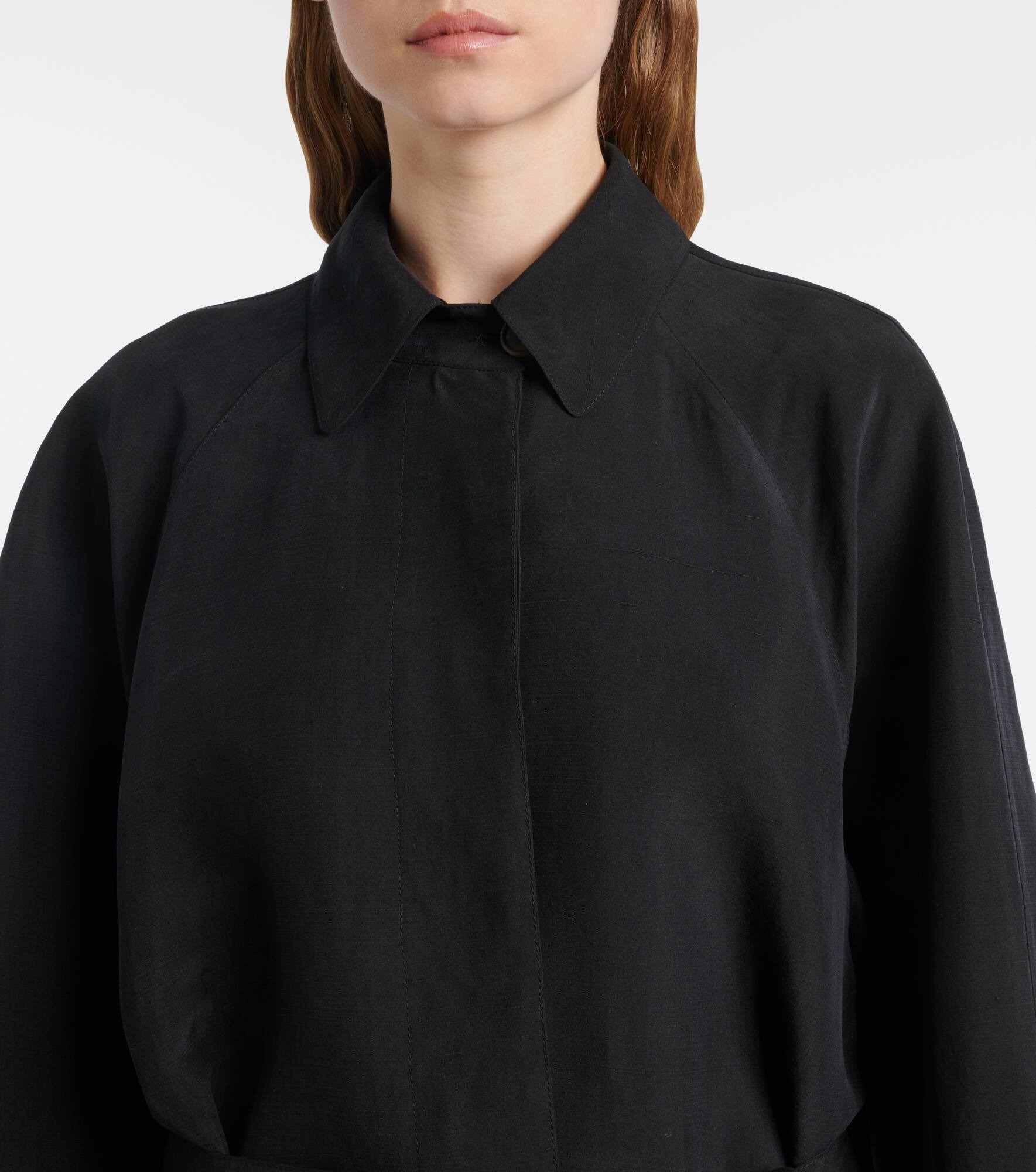 Ryo silk wrap coat - 4